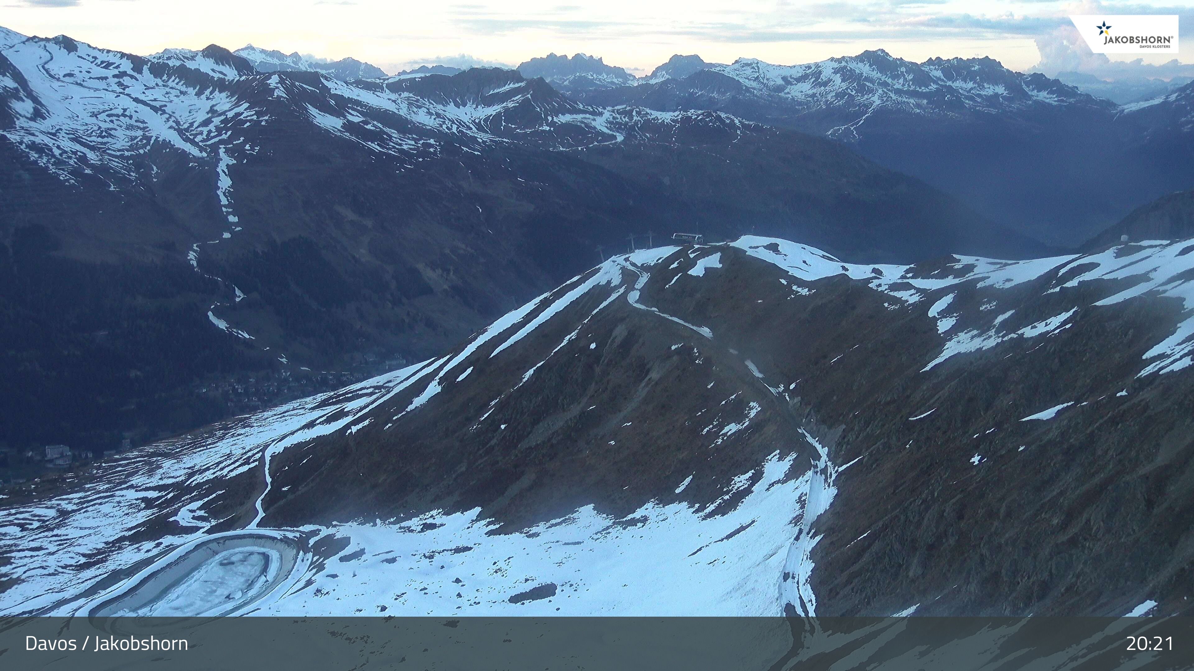 Davos: Platz - Jakobshorn, Blick Brämabüel