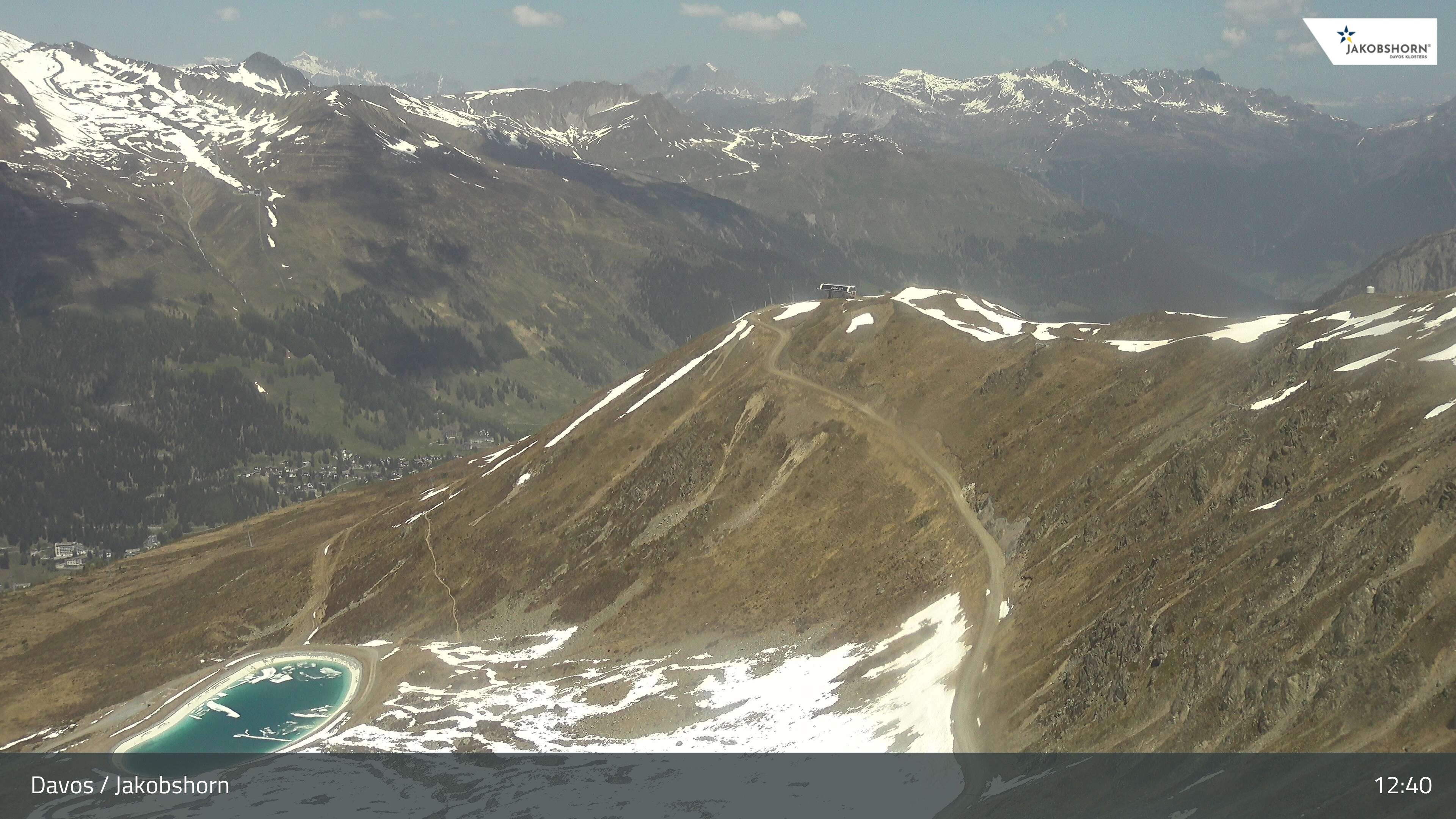 Davos: Platz - Jakobshorn, Blick Brämabüel