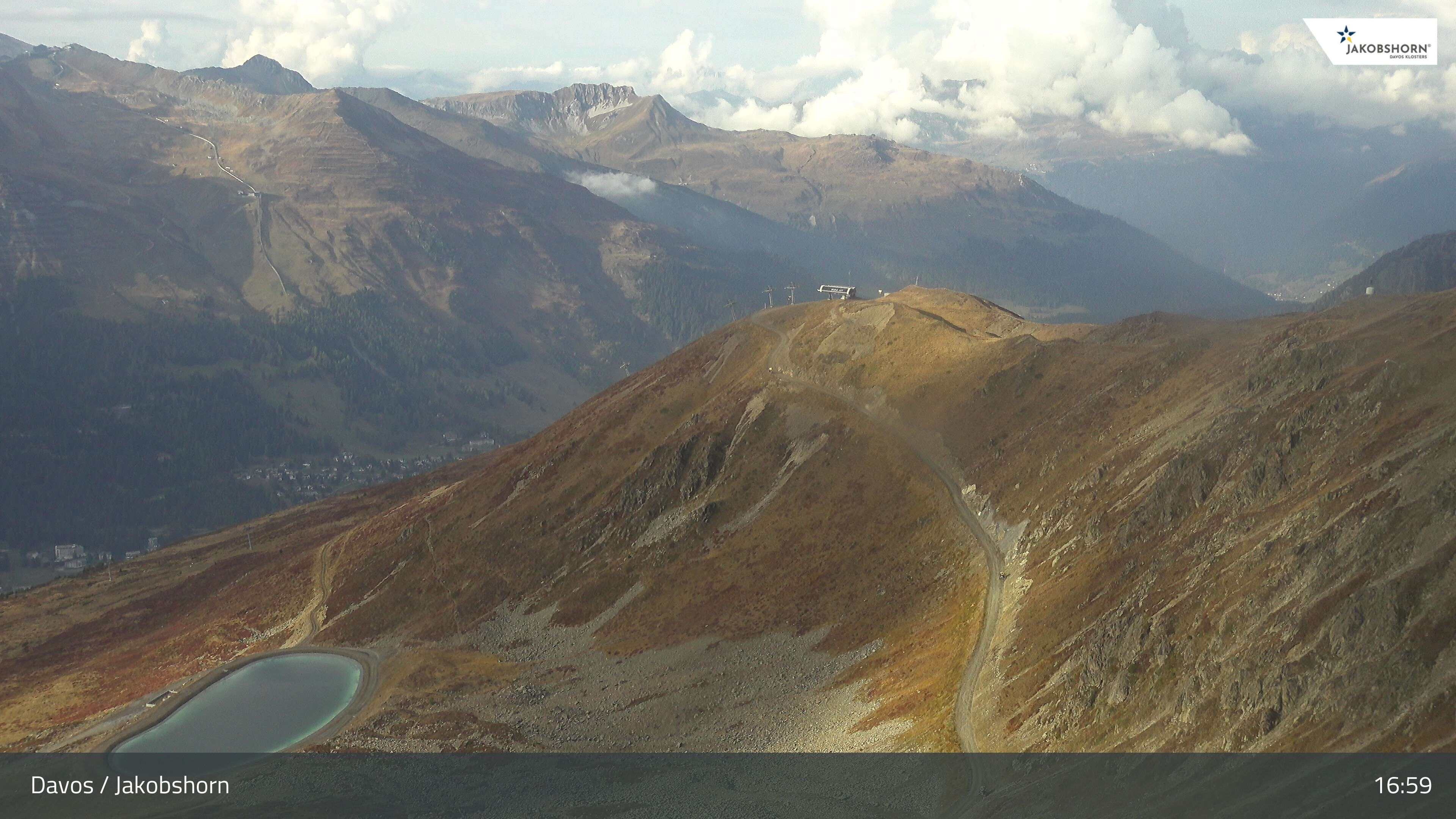 Davos: Platz - Jakobshorn, Blick Brämabüel