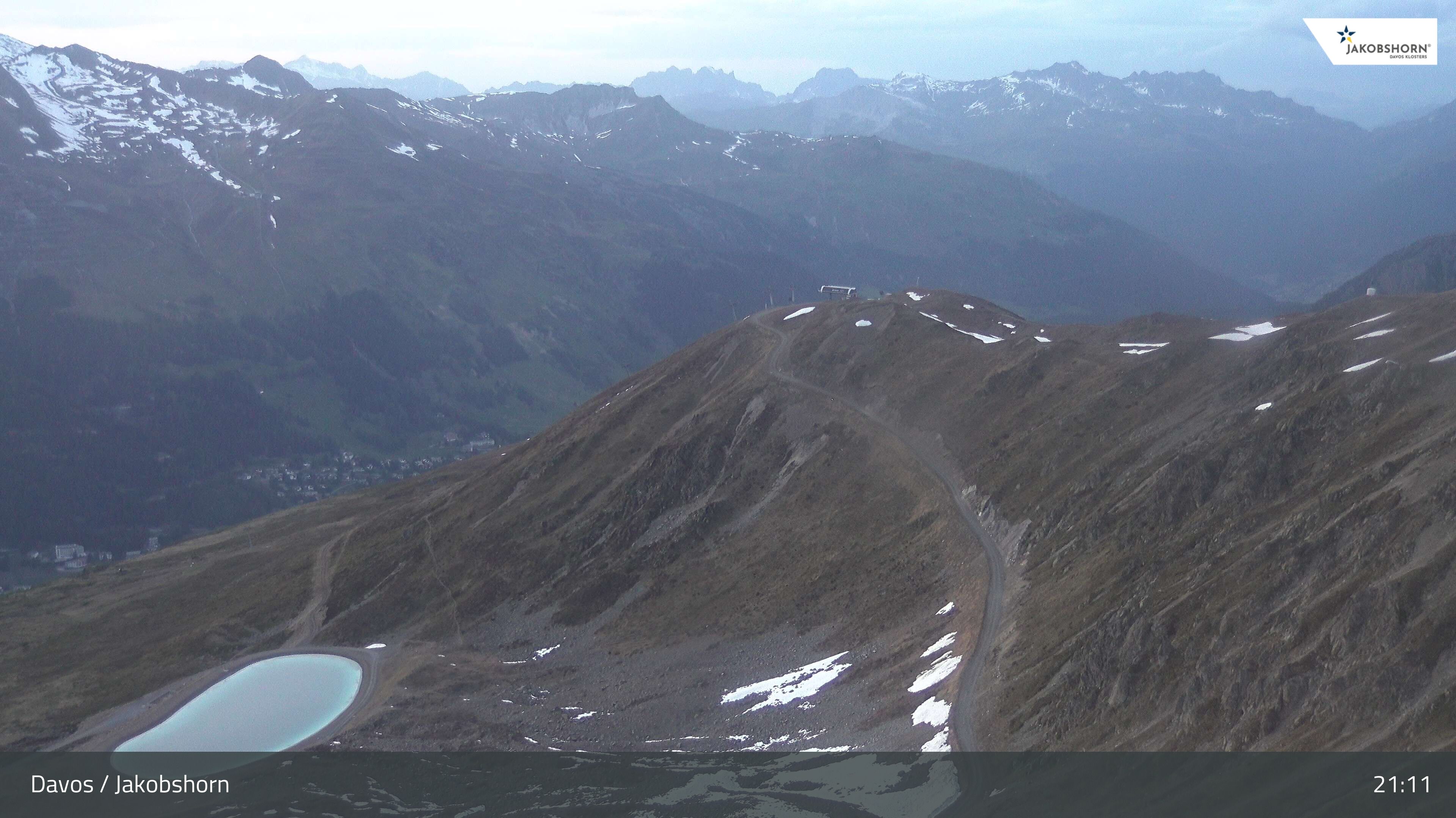 Davos: Platz - Jakobshorn, Blick Brämabüel