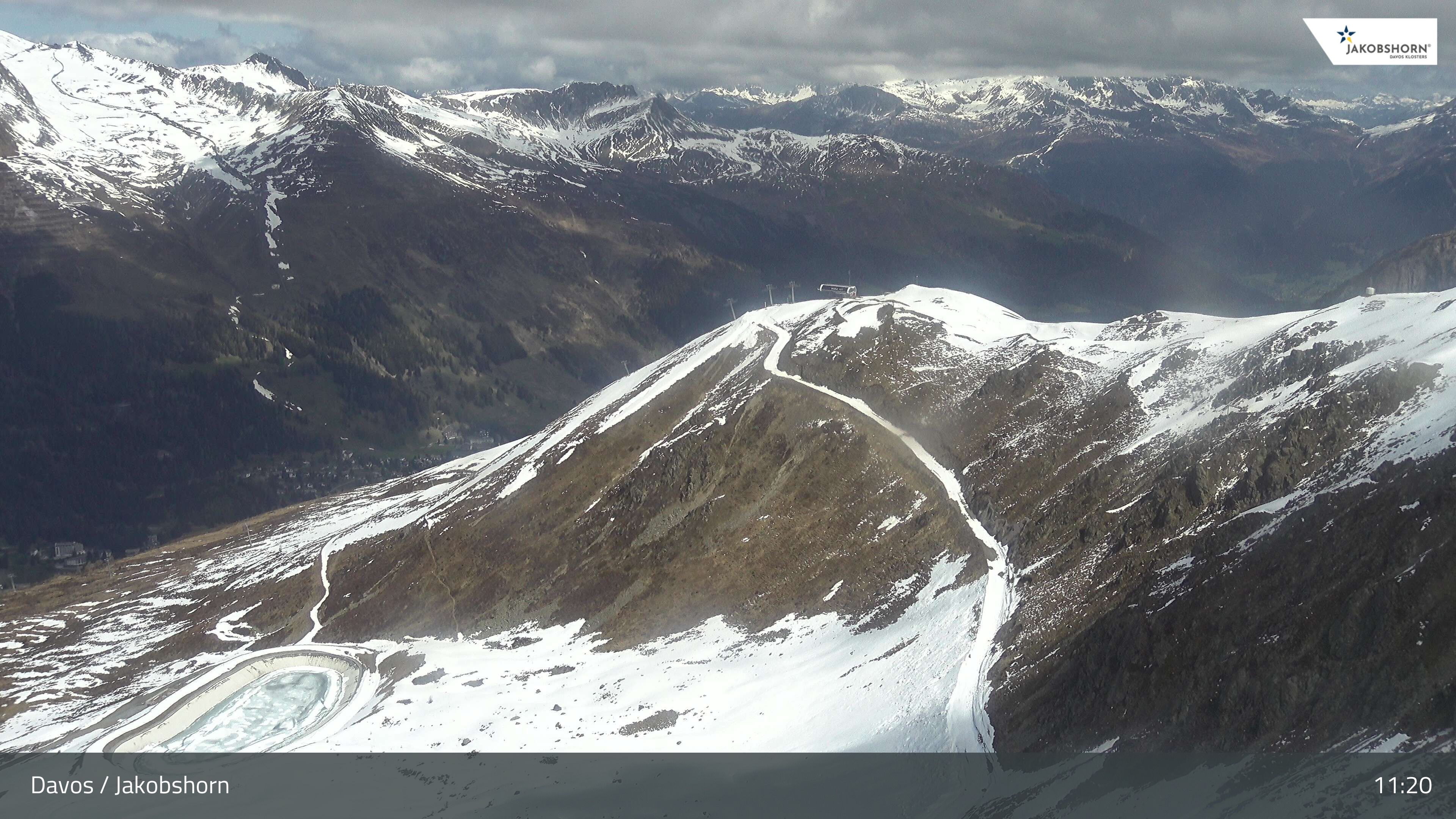 Davos: Platz - Jakobshorn, Blick Brämabüel