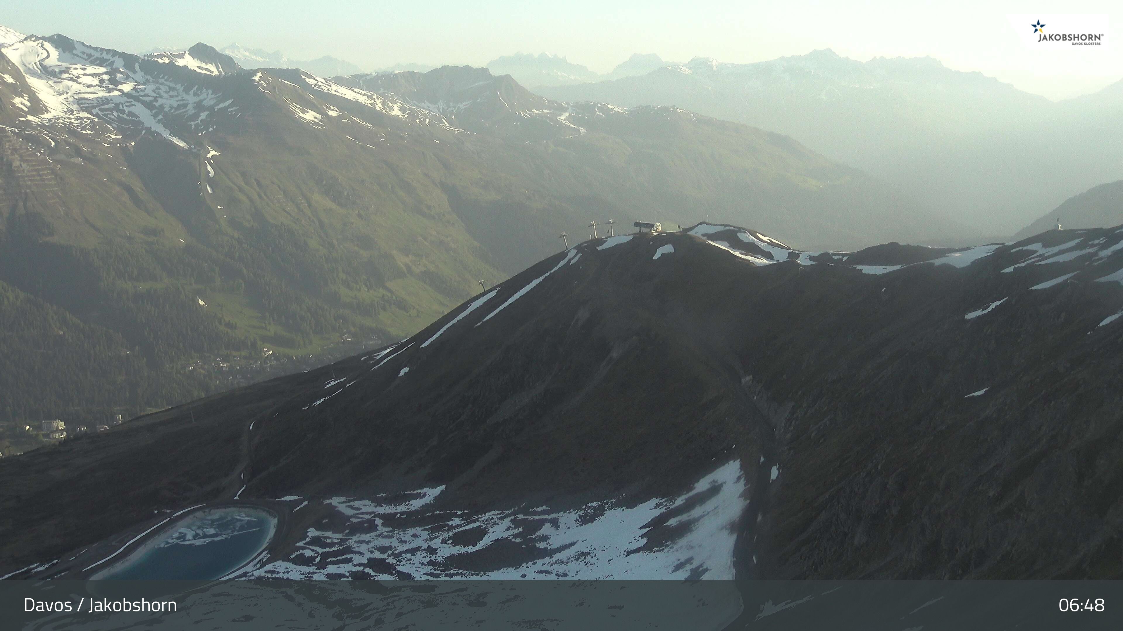 Davos: Platz - Jakobshorn, Blick Brämabüel