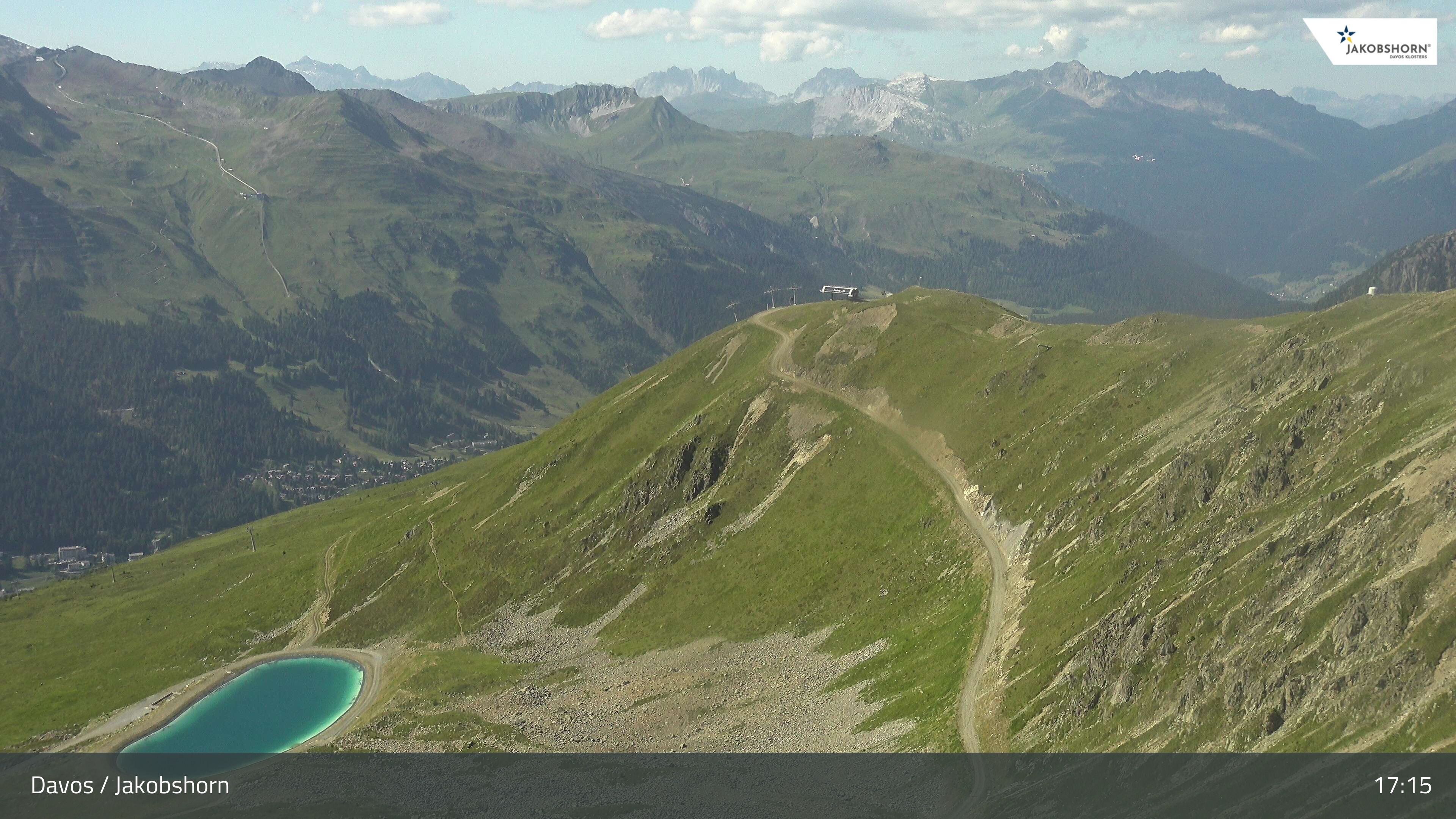 Davos: Platz - Jakobshorn, Blick Brämabüel