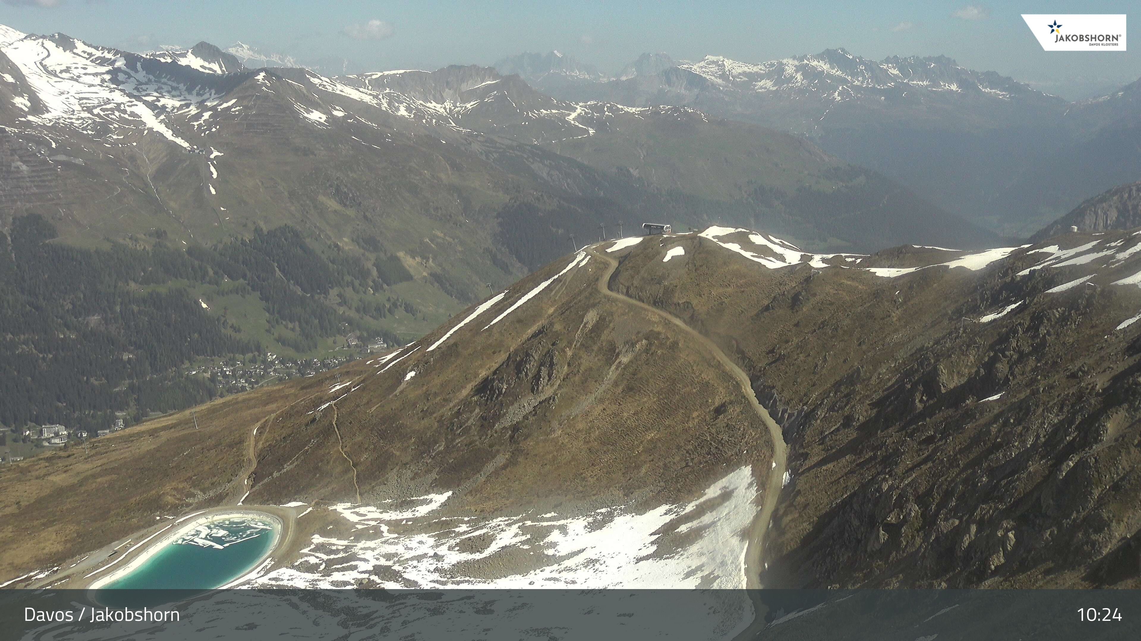 Davos: Platz - Jakobshorn, Blick Brämabüel