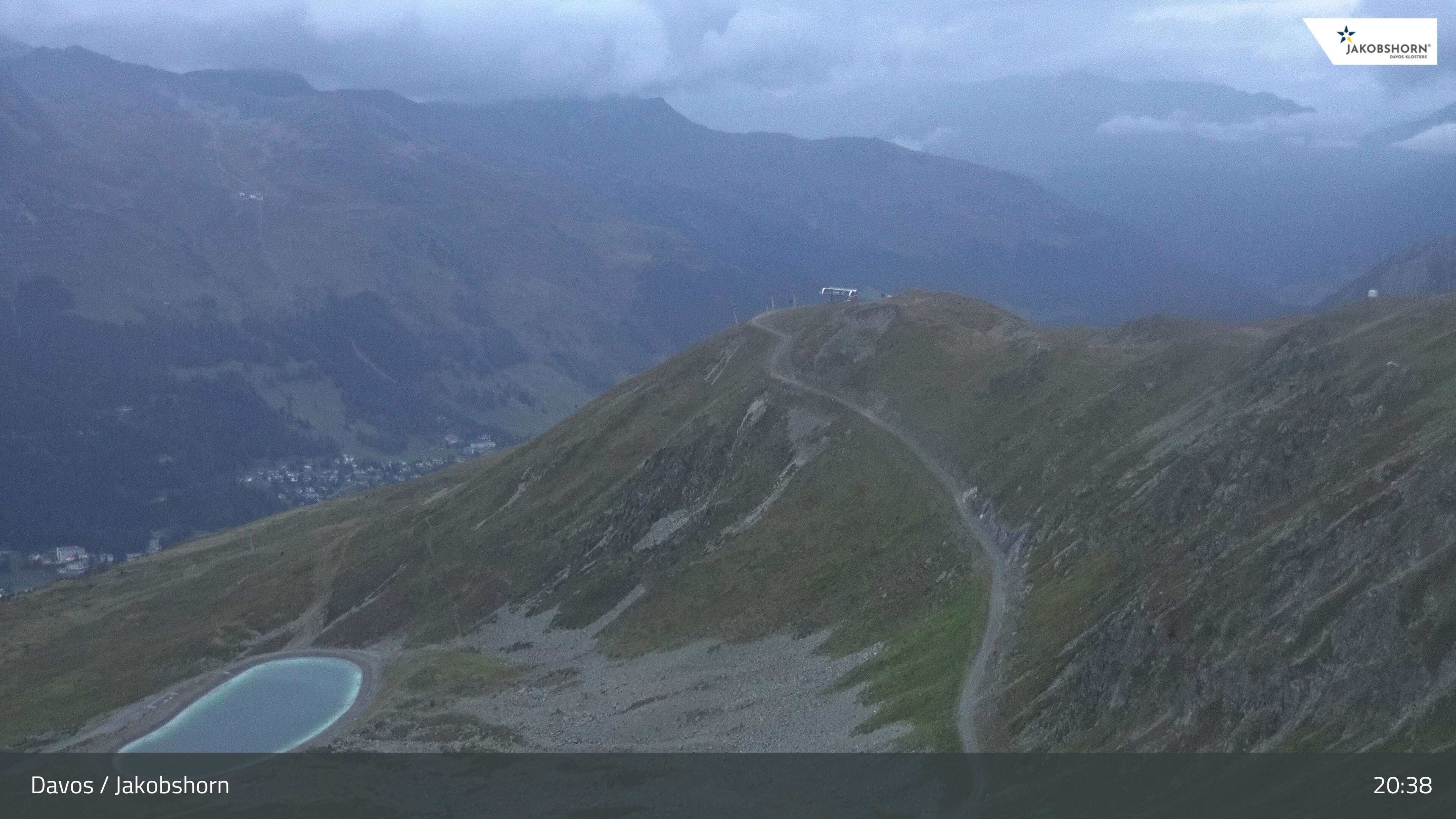 Davos: Platz - Jakobshorn, Blick Brämabüel