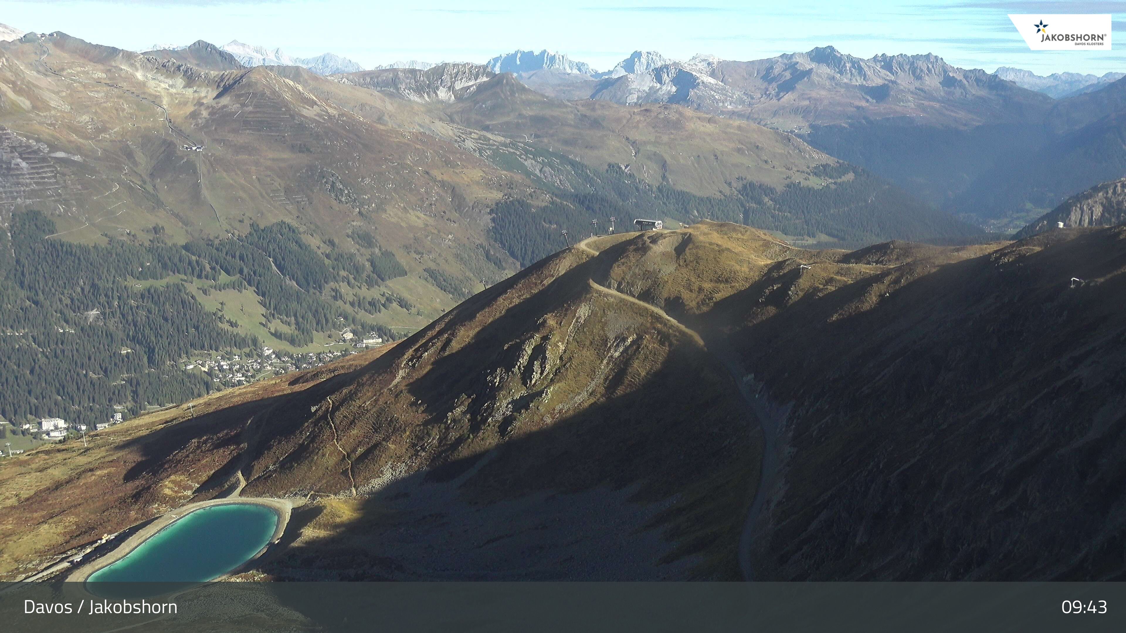 Davos: Platz - Jakobshorn, Blick Brämabüel