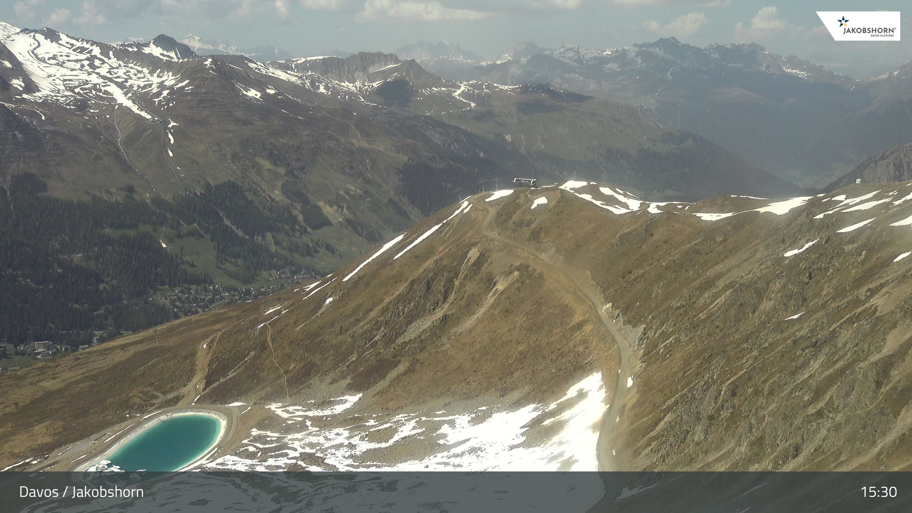 Davos: Platz - Jakobshorn, Blick Brämabüel