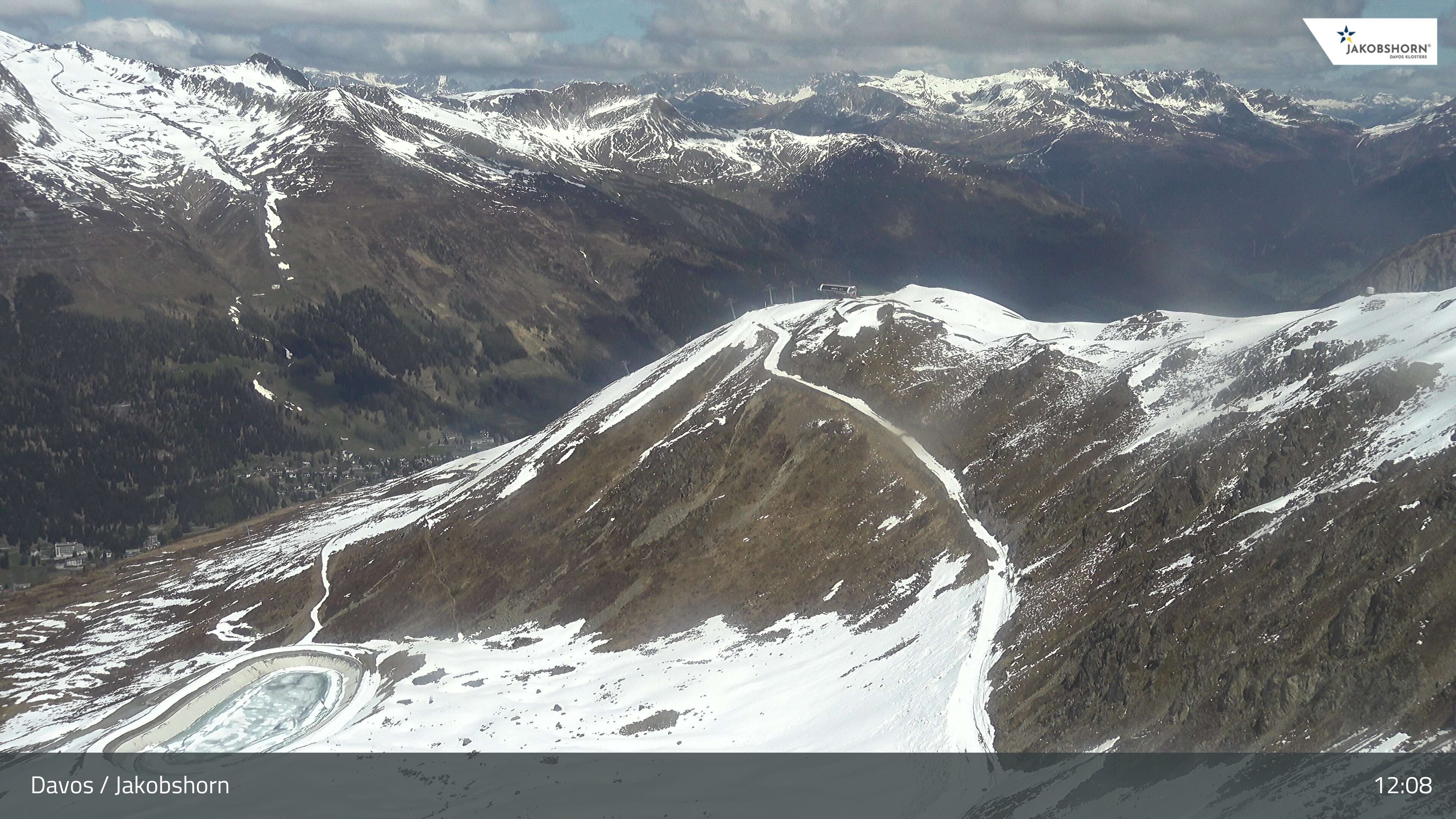 Davos: Platz - Jakobshorn, Blick Brämabüel