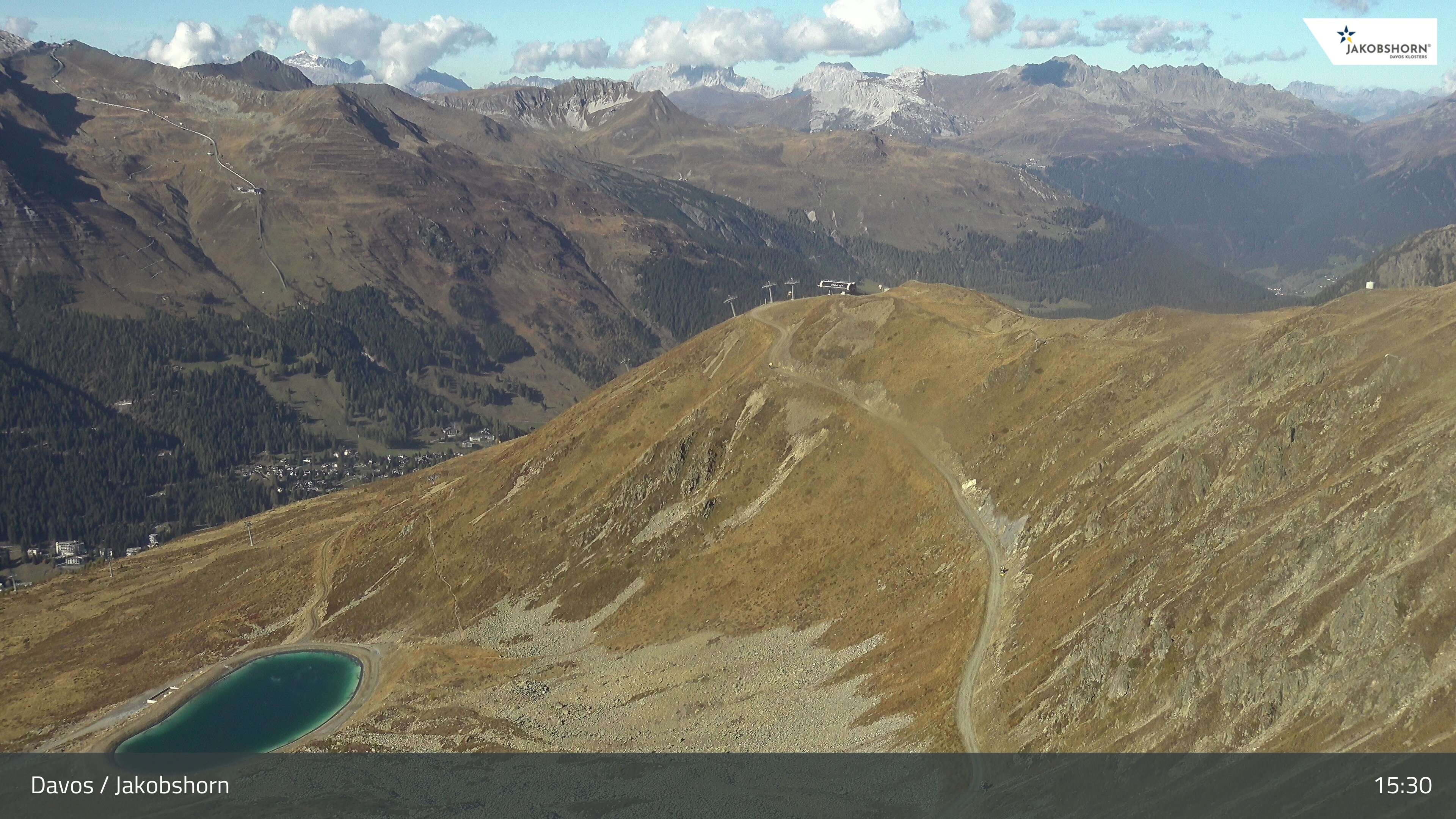 Davos: Platz - Jakobshorn, Blick Brämabüel