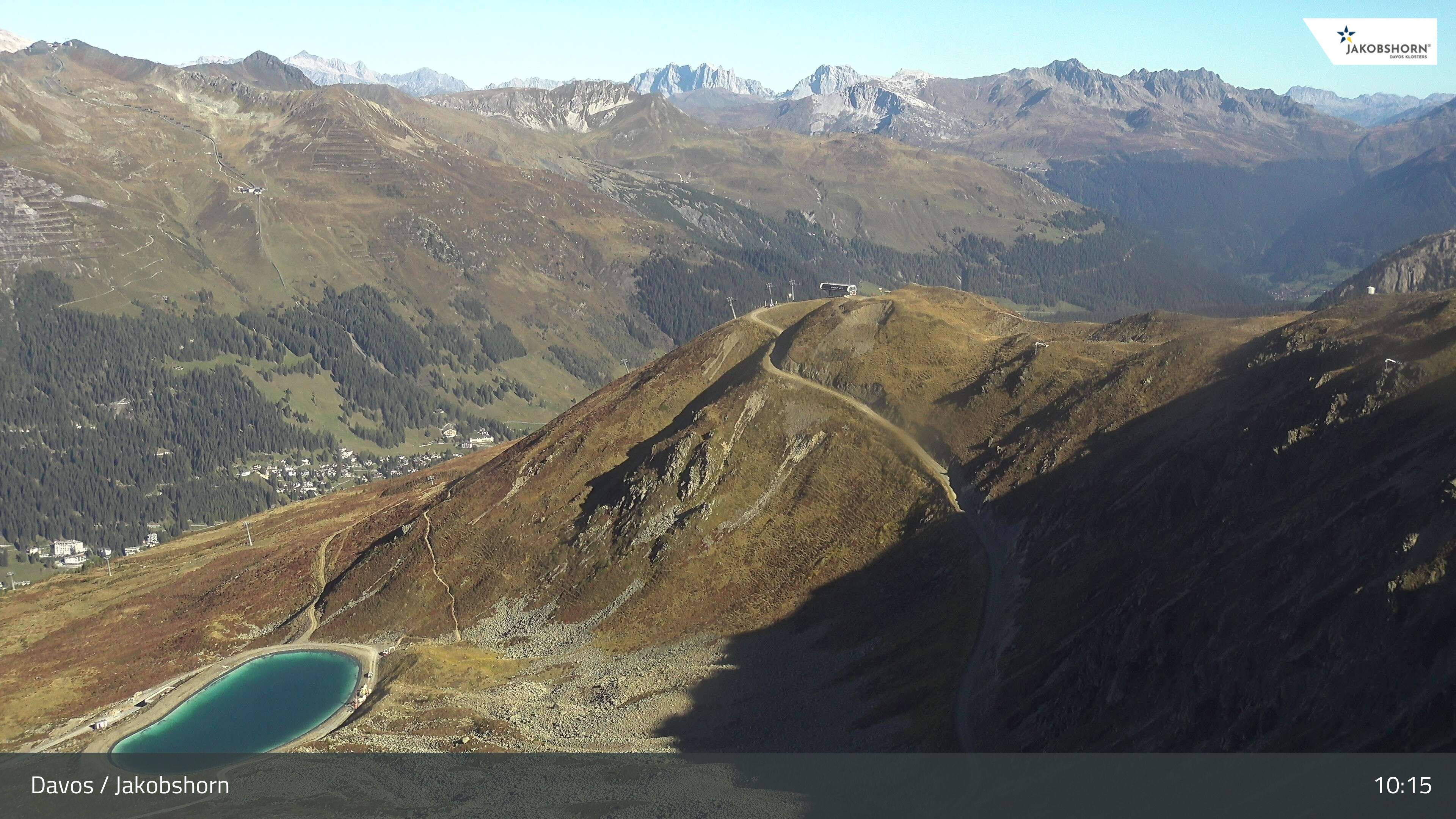 Davos: Platz - Jakobshorn, Blick Brämabüel