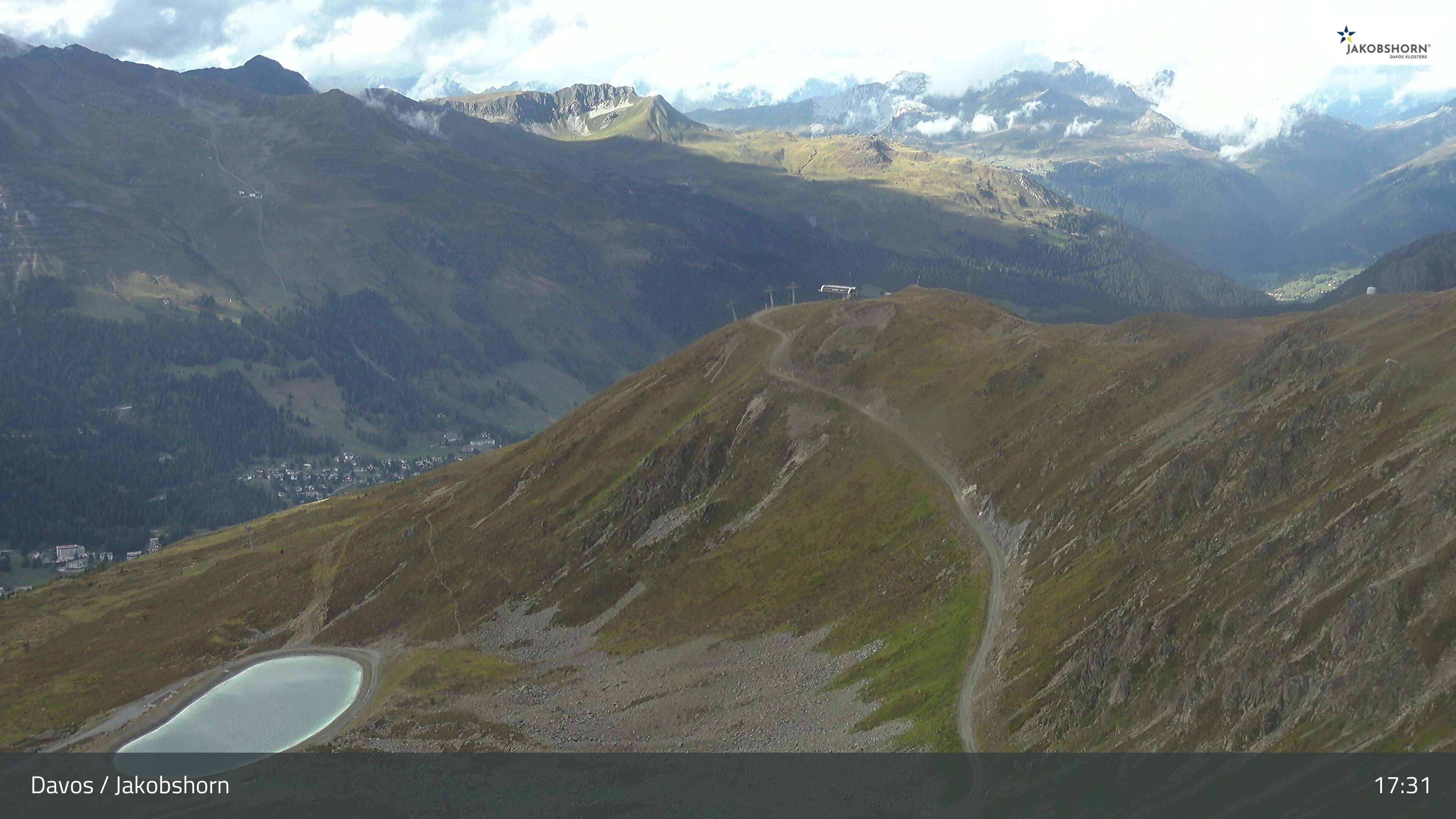 Davos: Platz - Jakobshorn, Blick Brämabüel