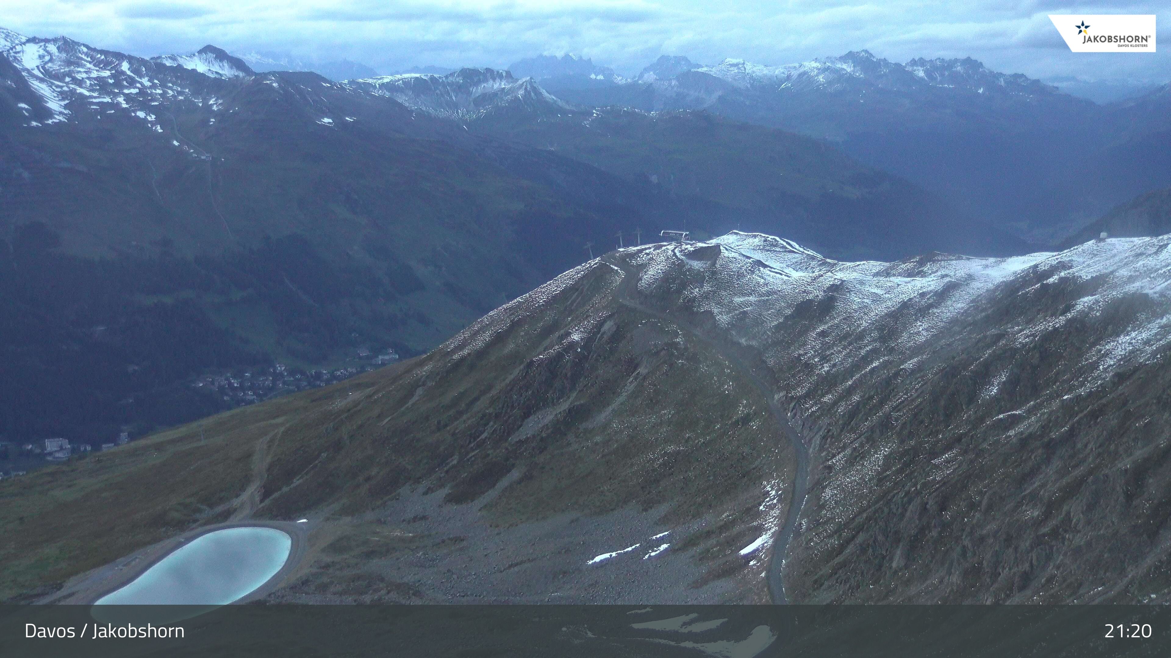 Davos: Platz - Jakobshorn, Blick Brämabüel