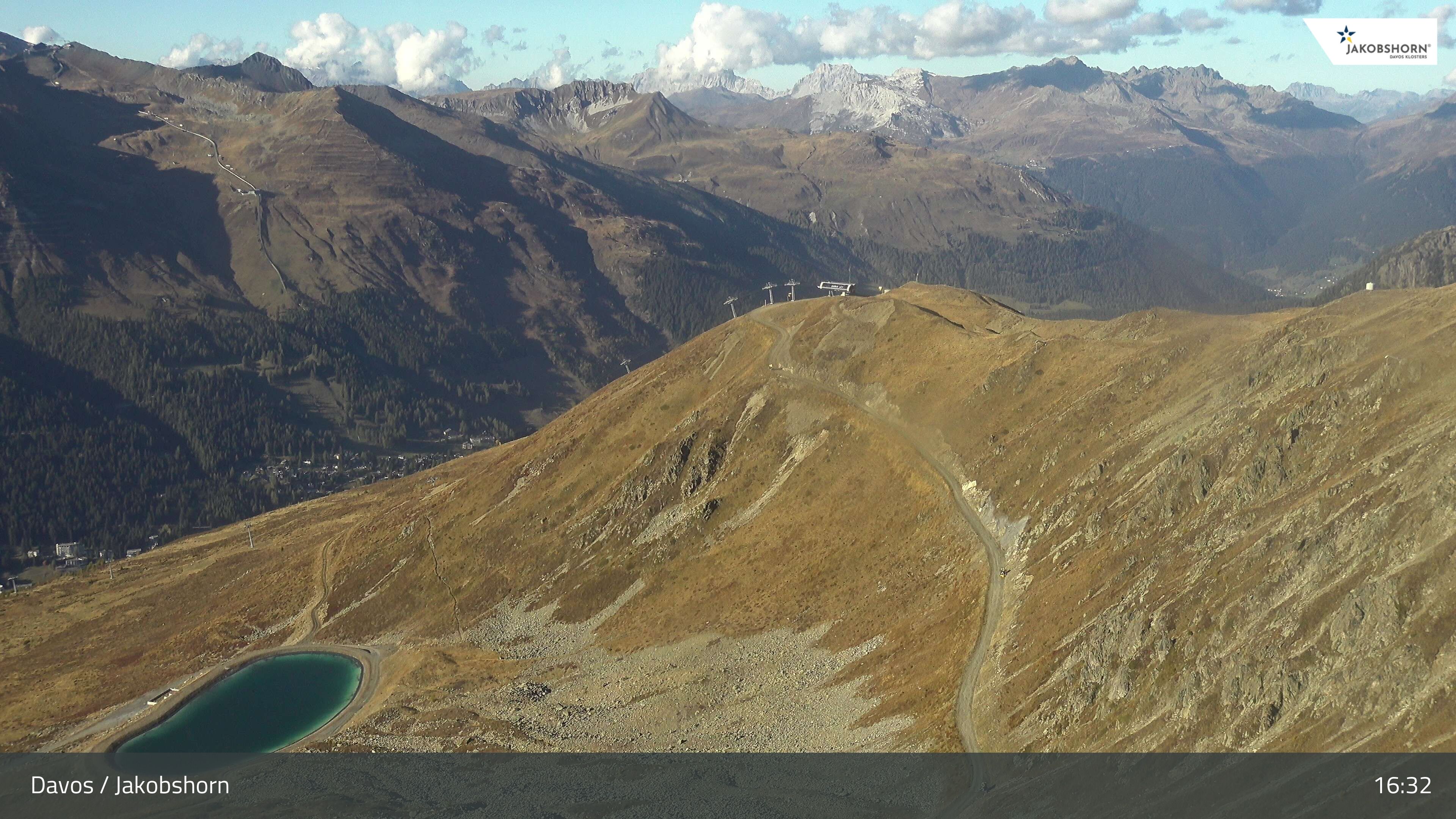 Davos: Platz - Jakobshorn, Blick Brämabüel