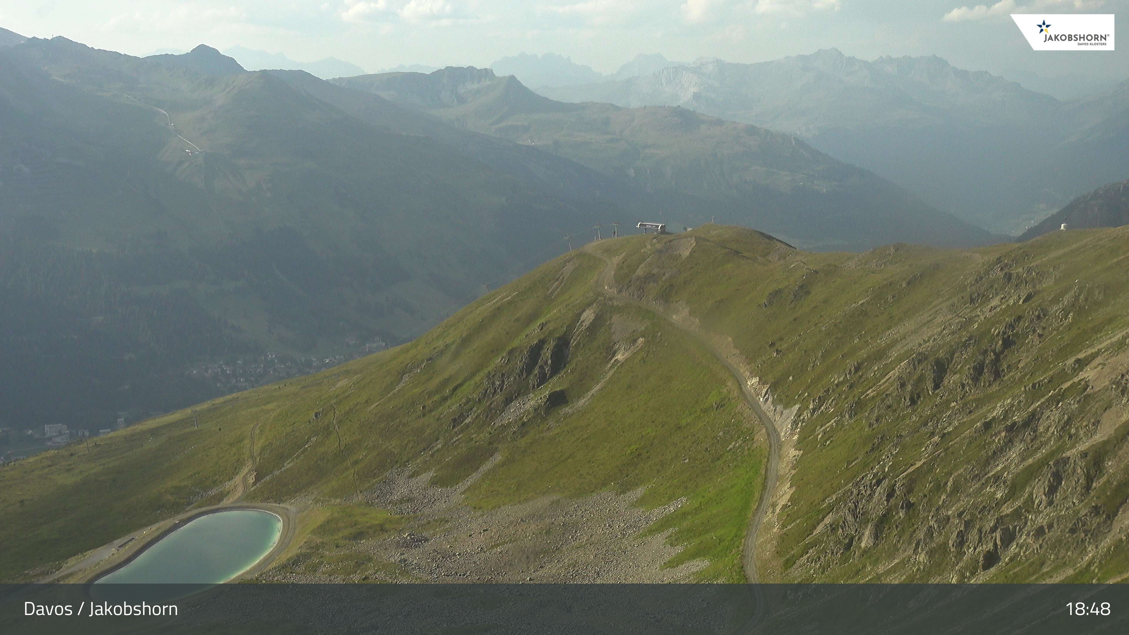 Davos: Platz - Jakobshorn, Blick Brämabüel