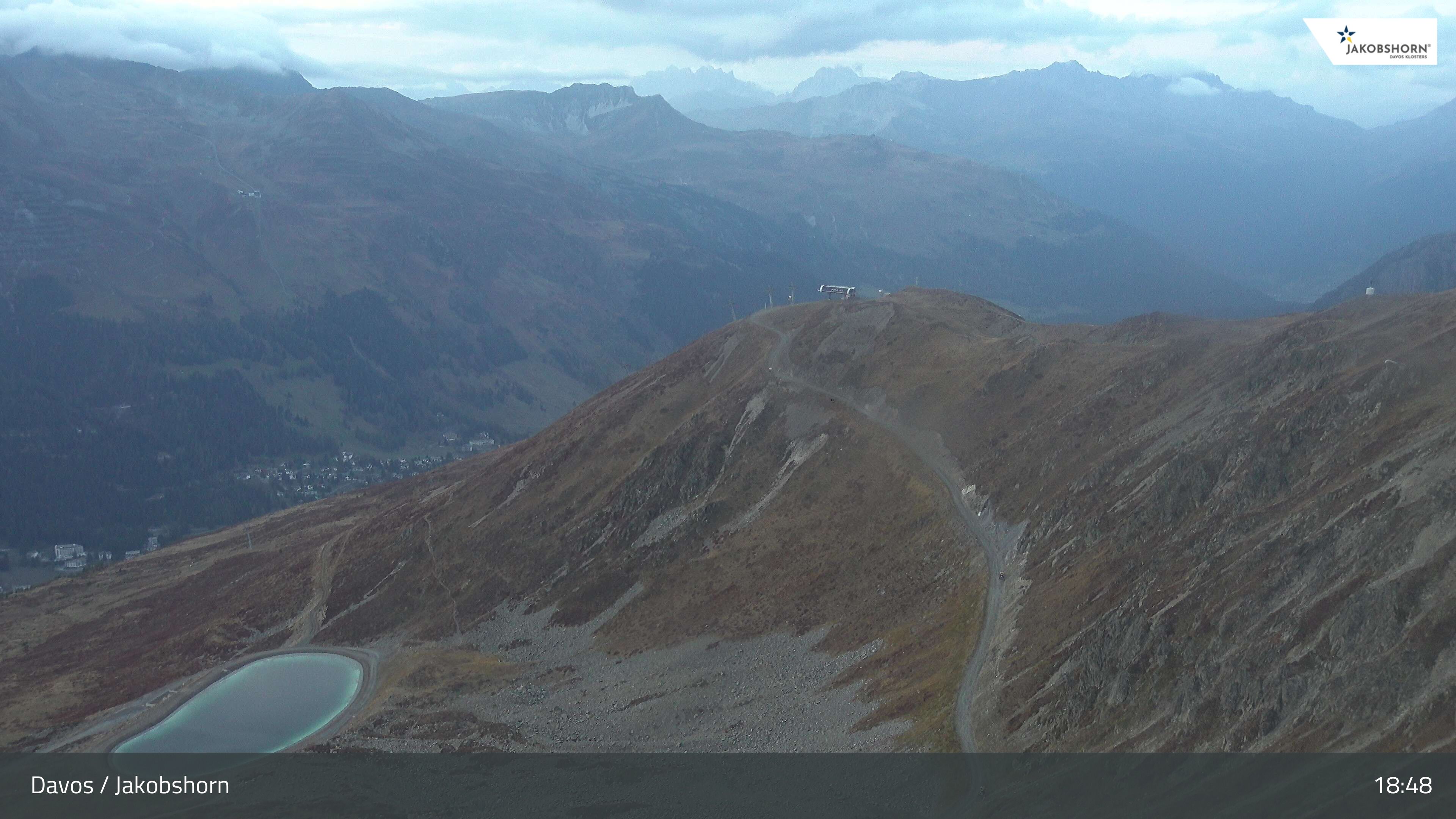 Davos: Platz - Jakobshorn, Blick Brämabüel