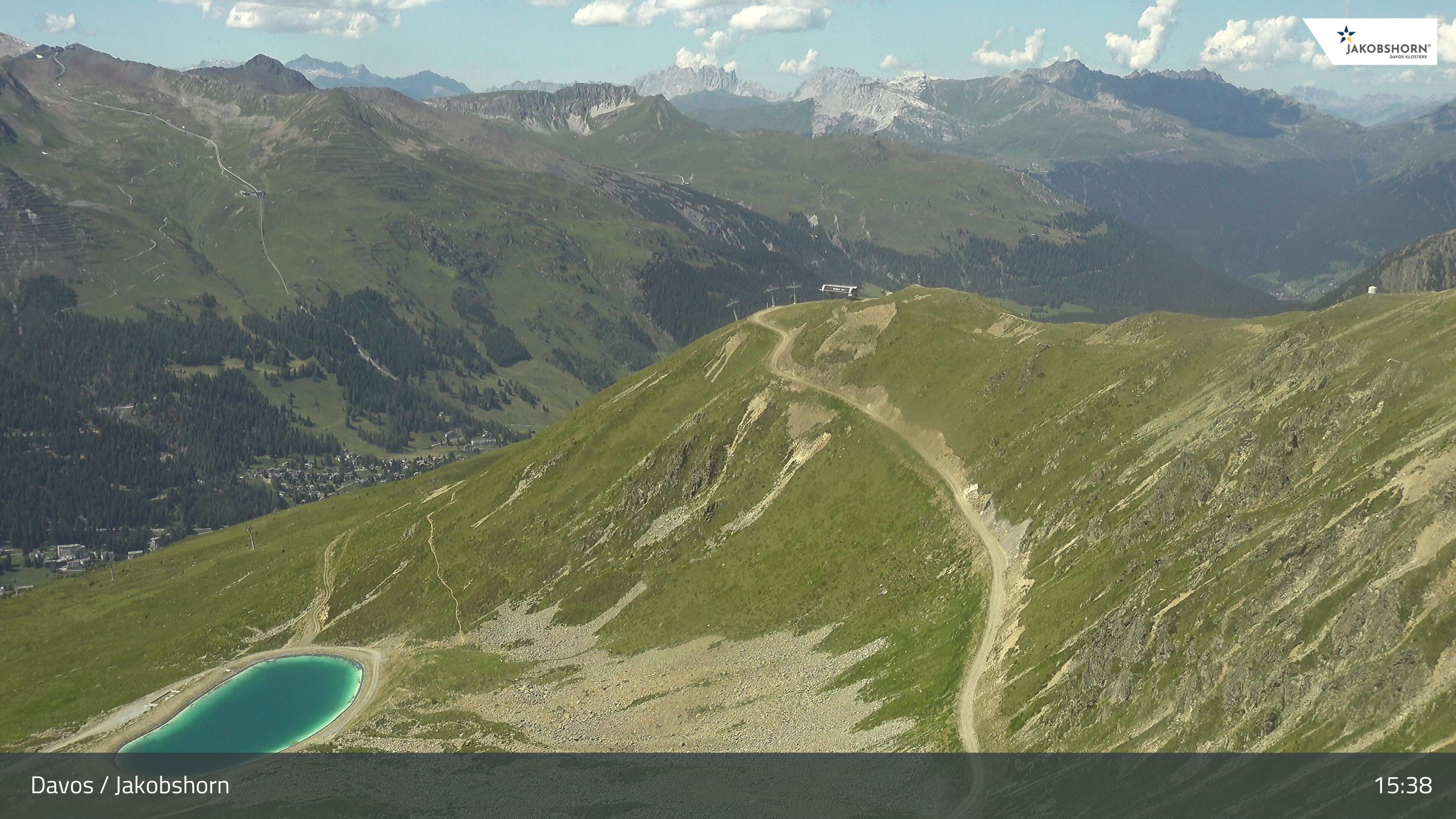 Davos: Platz - Jakobshorn, Blick Brämabüel