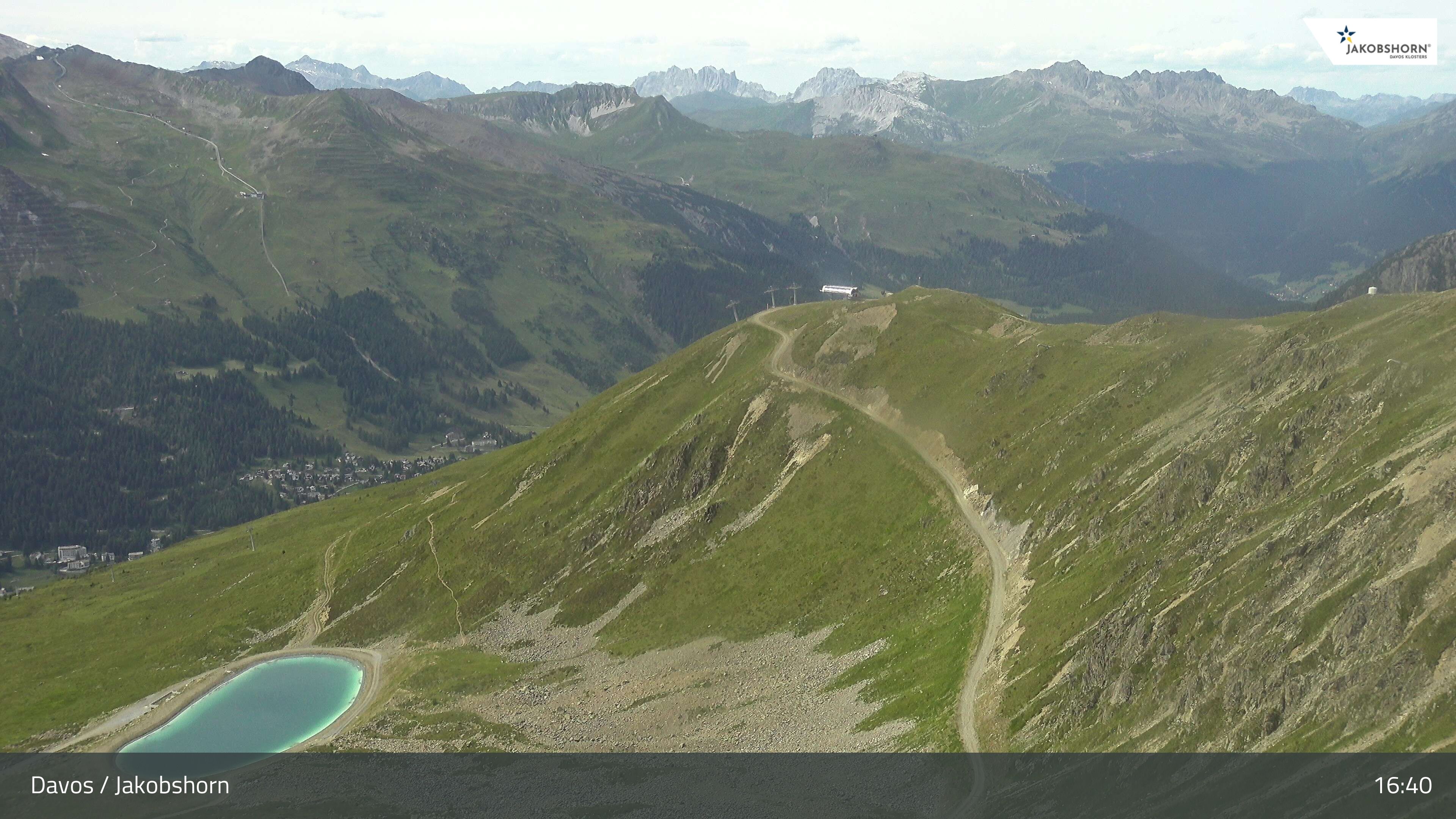 Davos: Platz - Jakobshorn, Blick Brämabüel