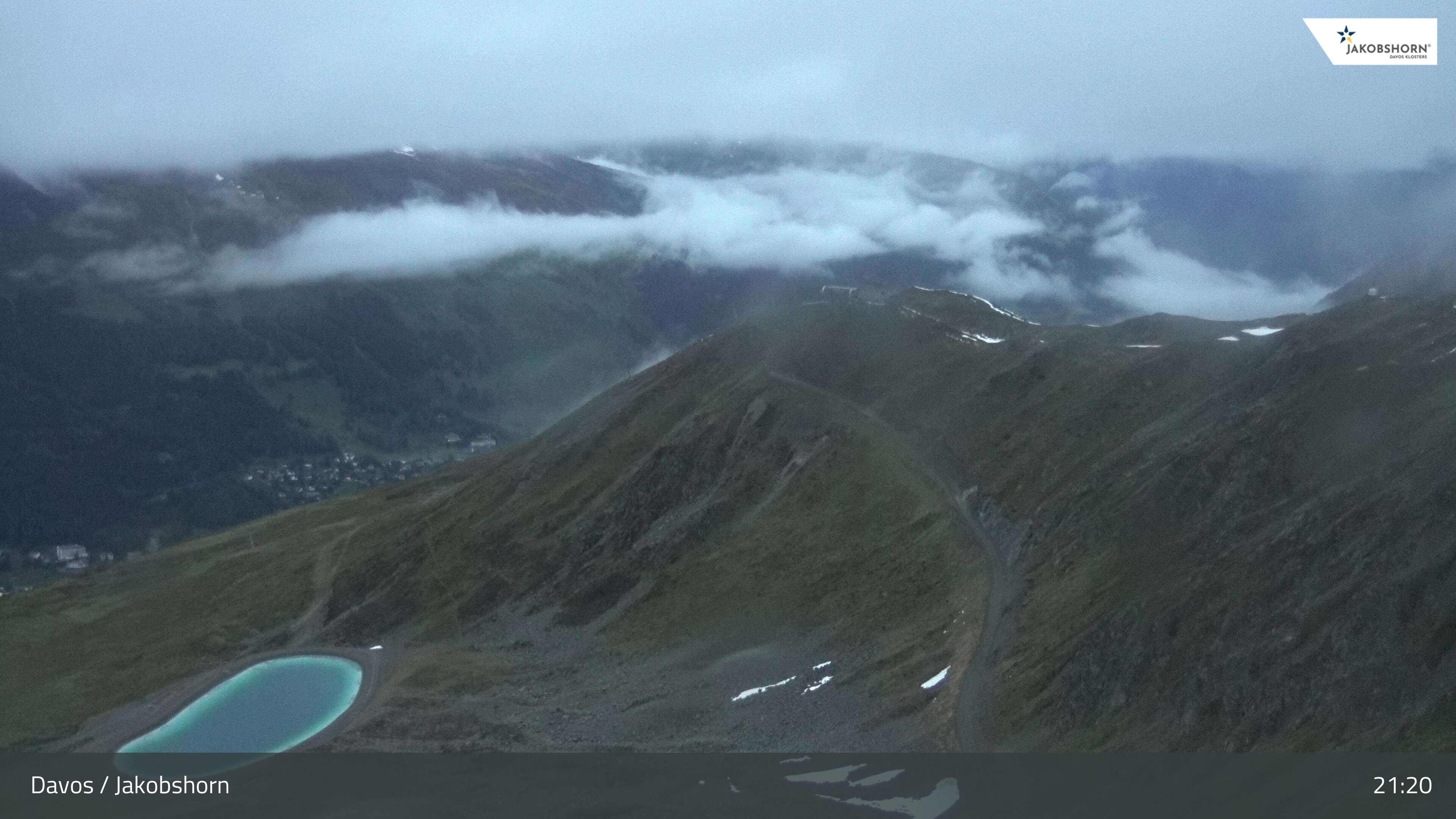 Davos: Platz - Jakobshorn, Blick Brämabüel