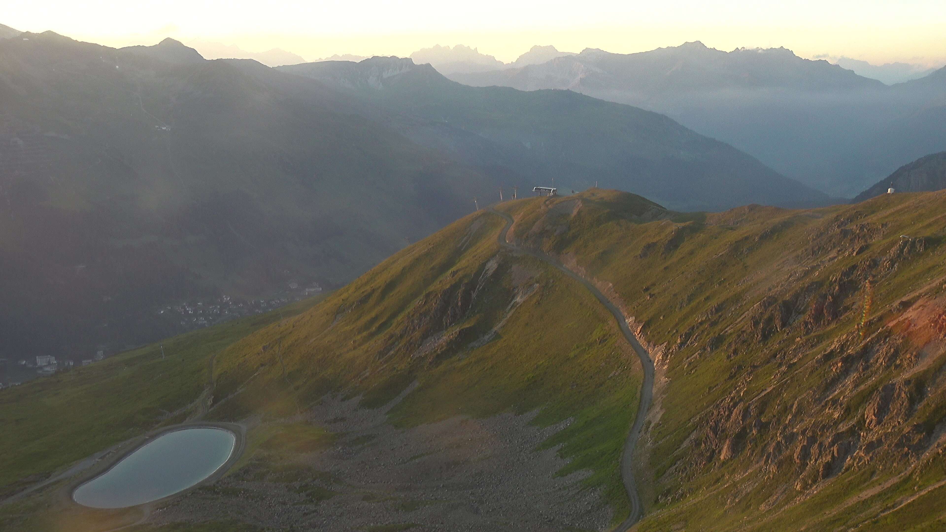 Davos: Platz - Jakobshorn, Blick Brämabüel