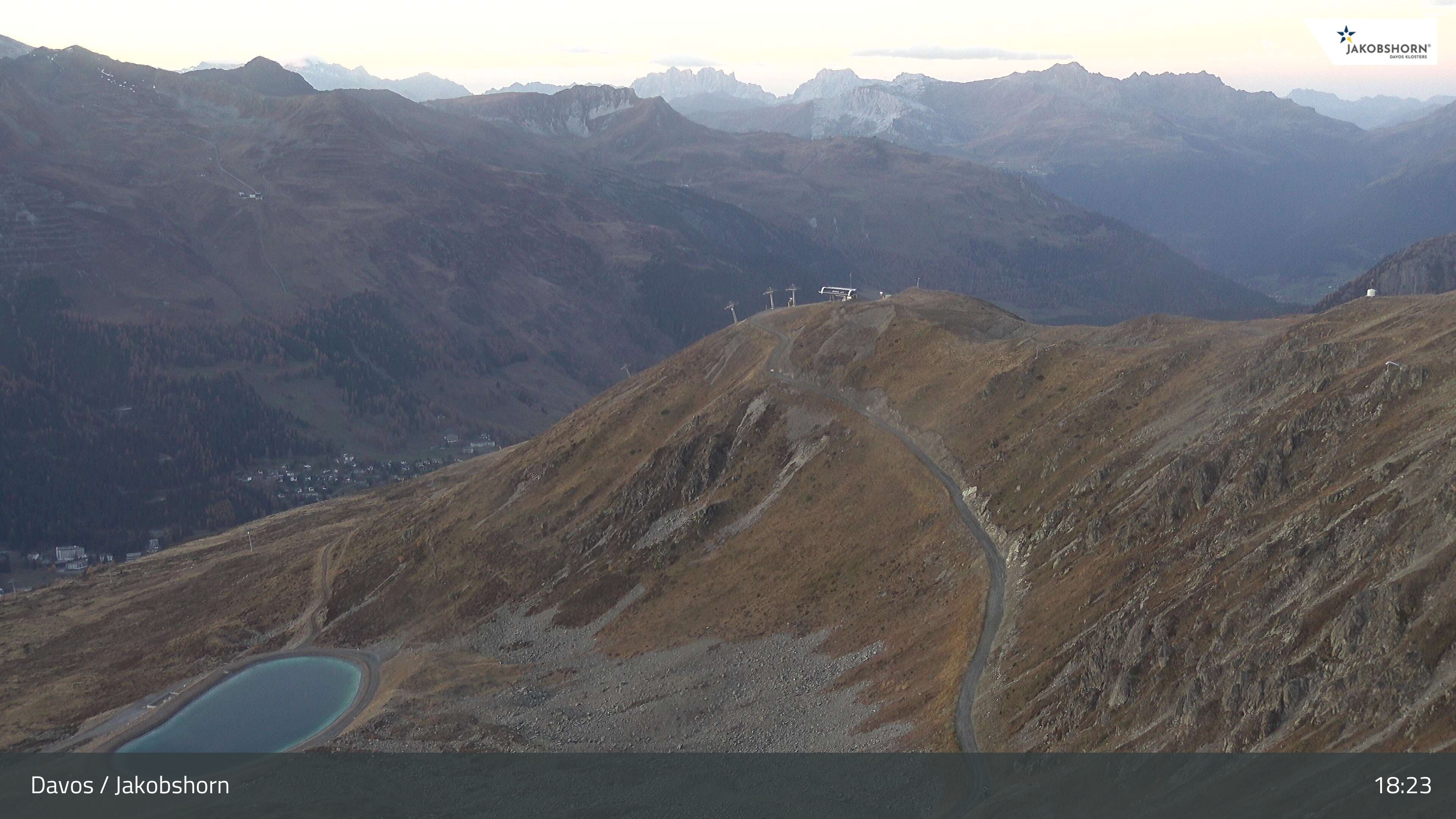 Davos: Platz - Jakobshorn, Blick Brämabüel