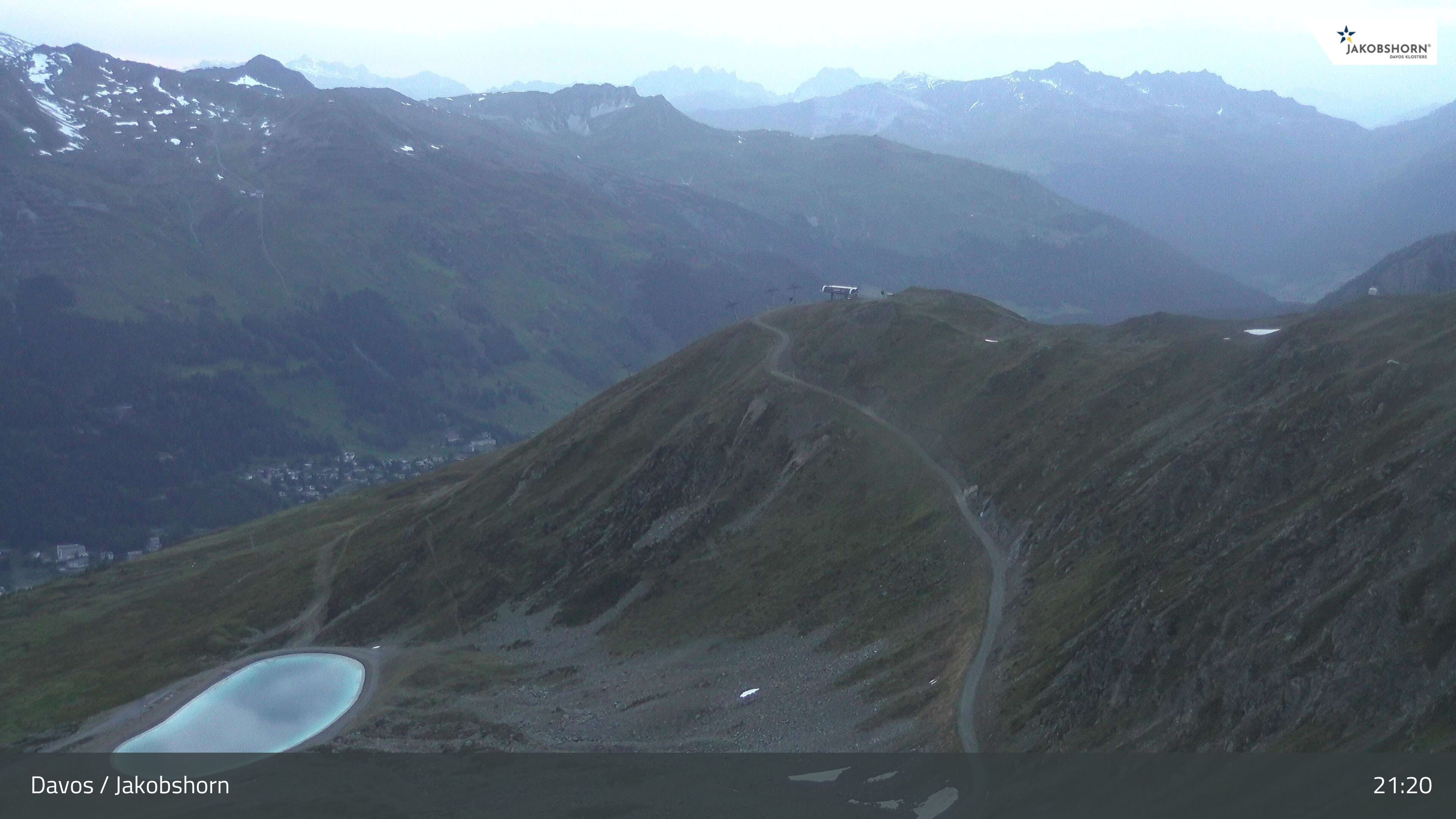 Davos: Platz - Jakobshorn, Blick Brämabüel