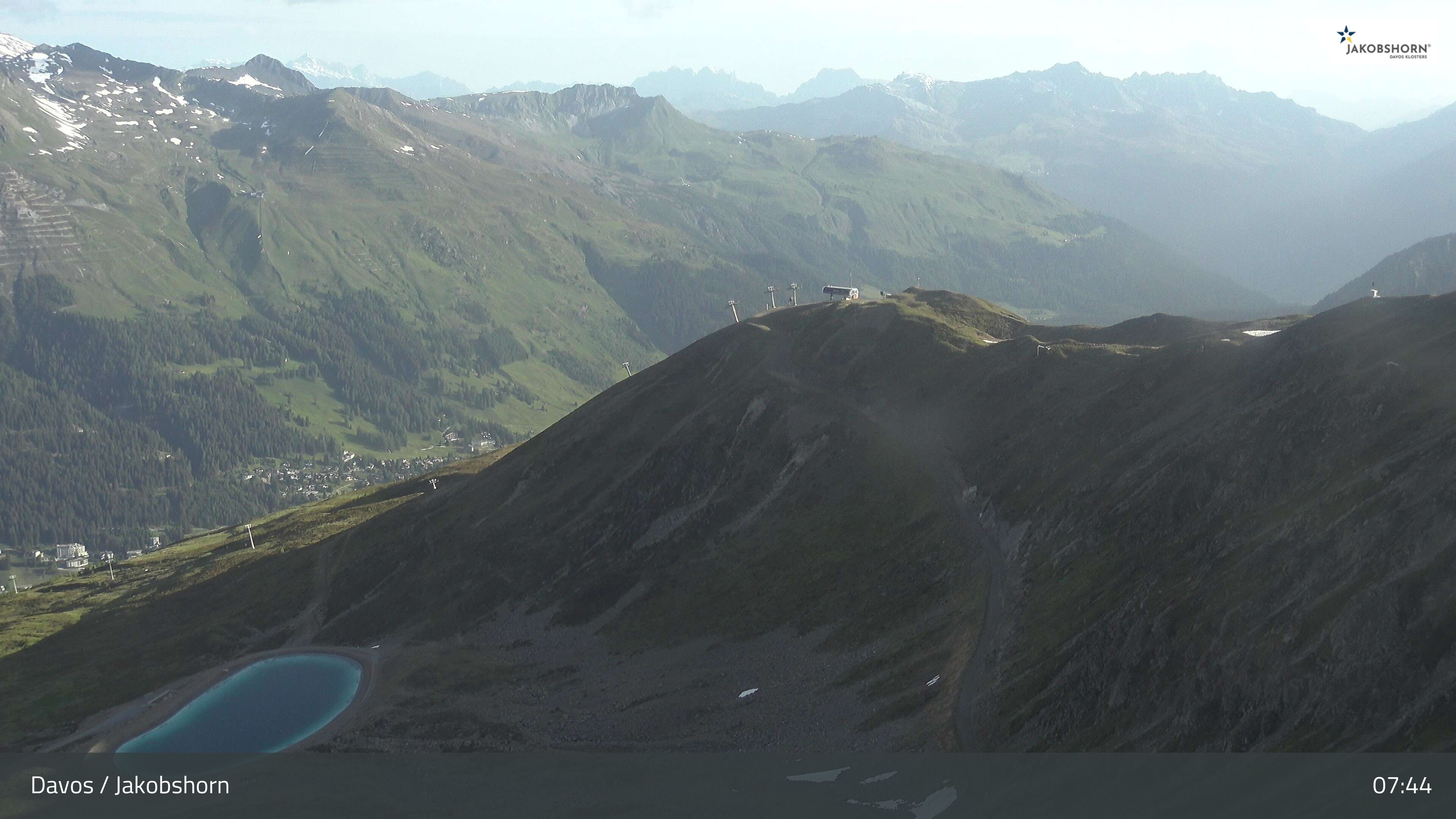 Davos: Platz - Jakobshorn, Blick Brämabüel