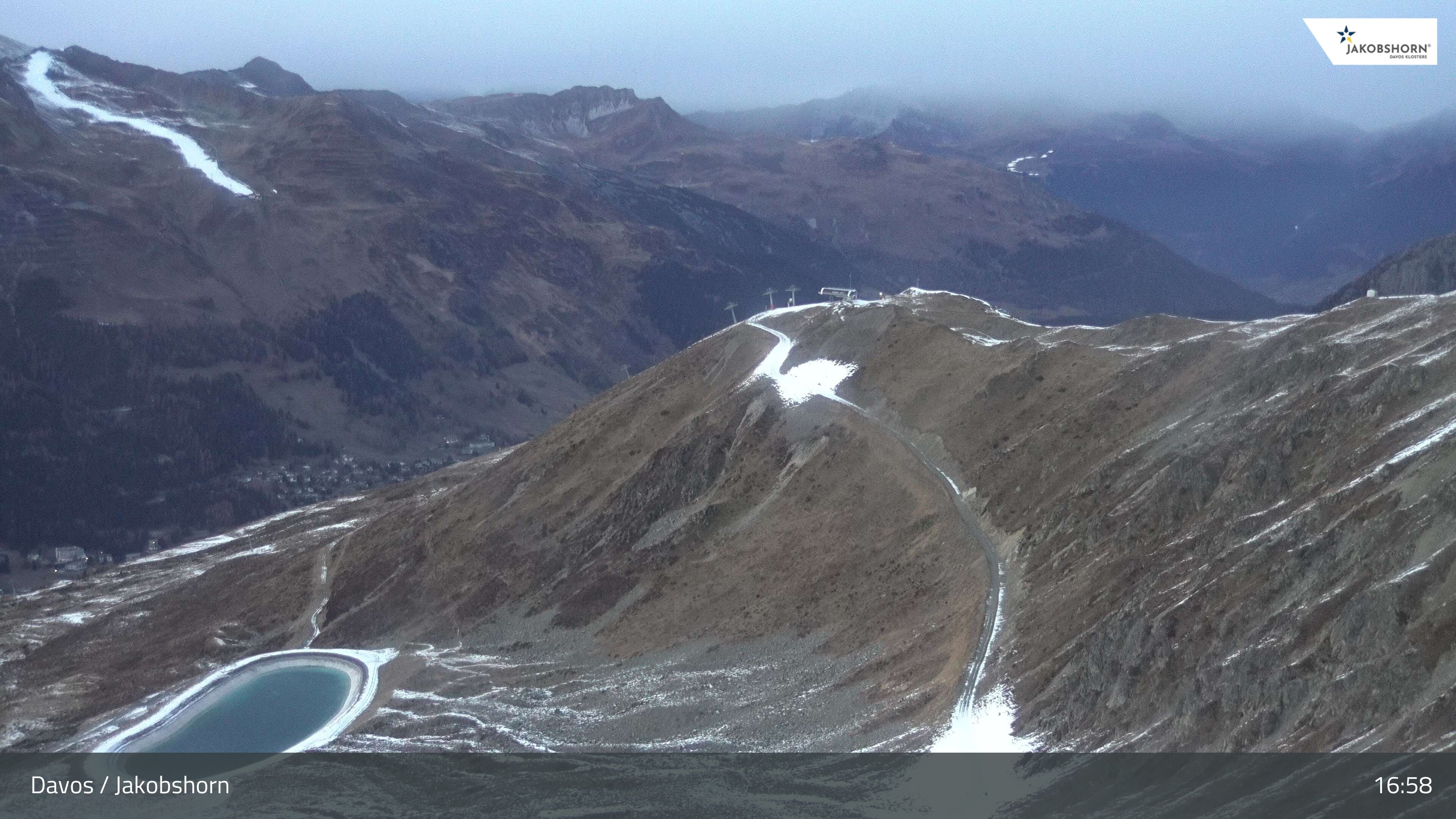 Davos: Platz - Jakobshorn, Blick Brämabüel