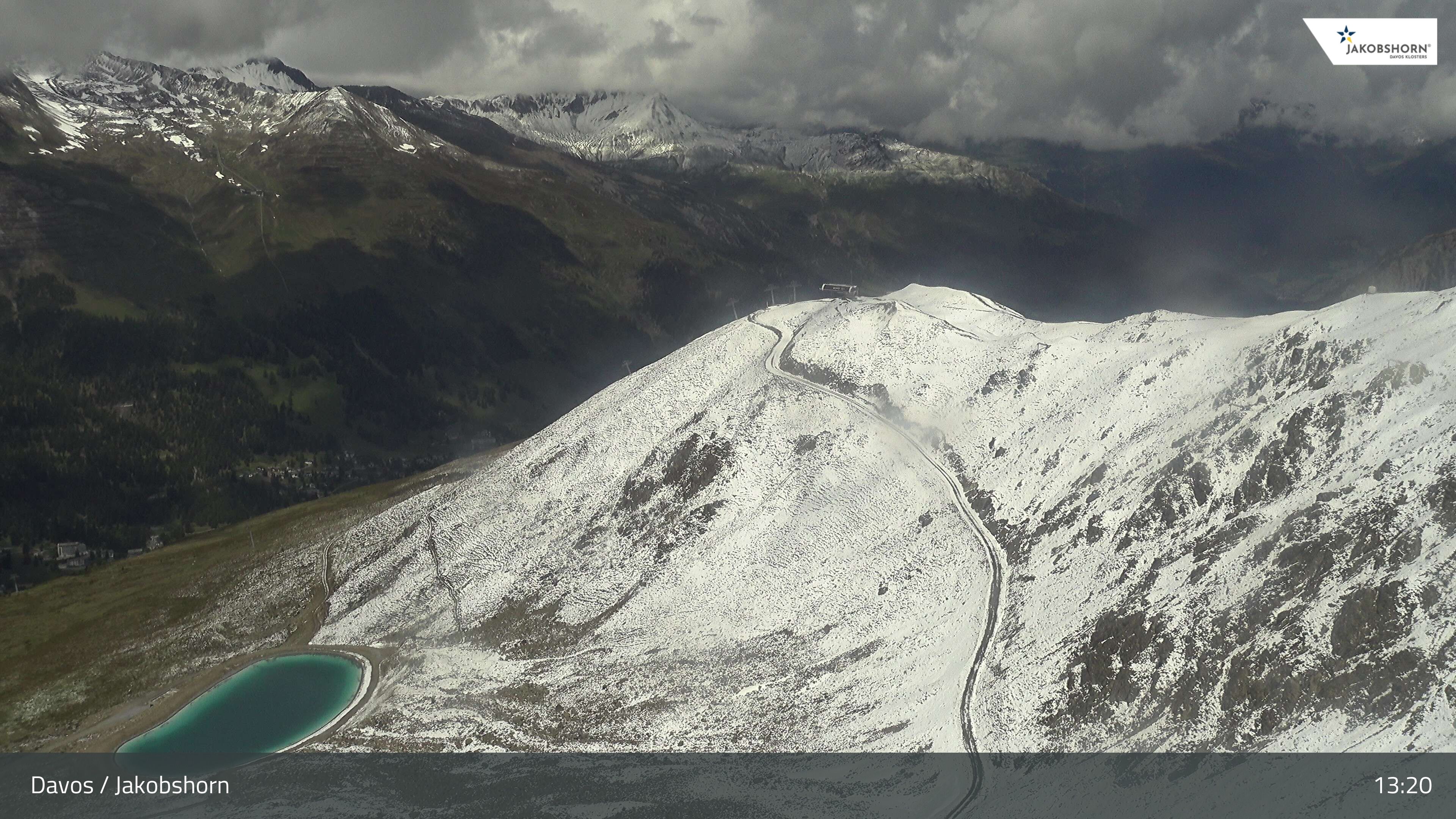 Davos: Platz - Jakobshorn, Blick Brämabüel