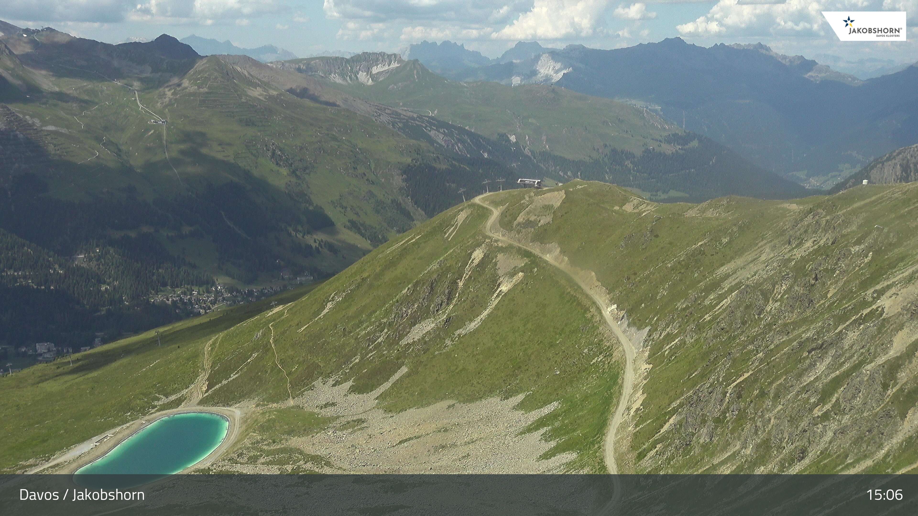 Davos: Platz - Jakobshorn, Blick Brämabüel