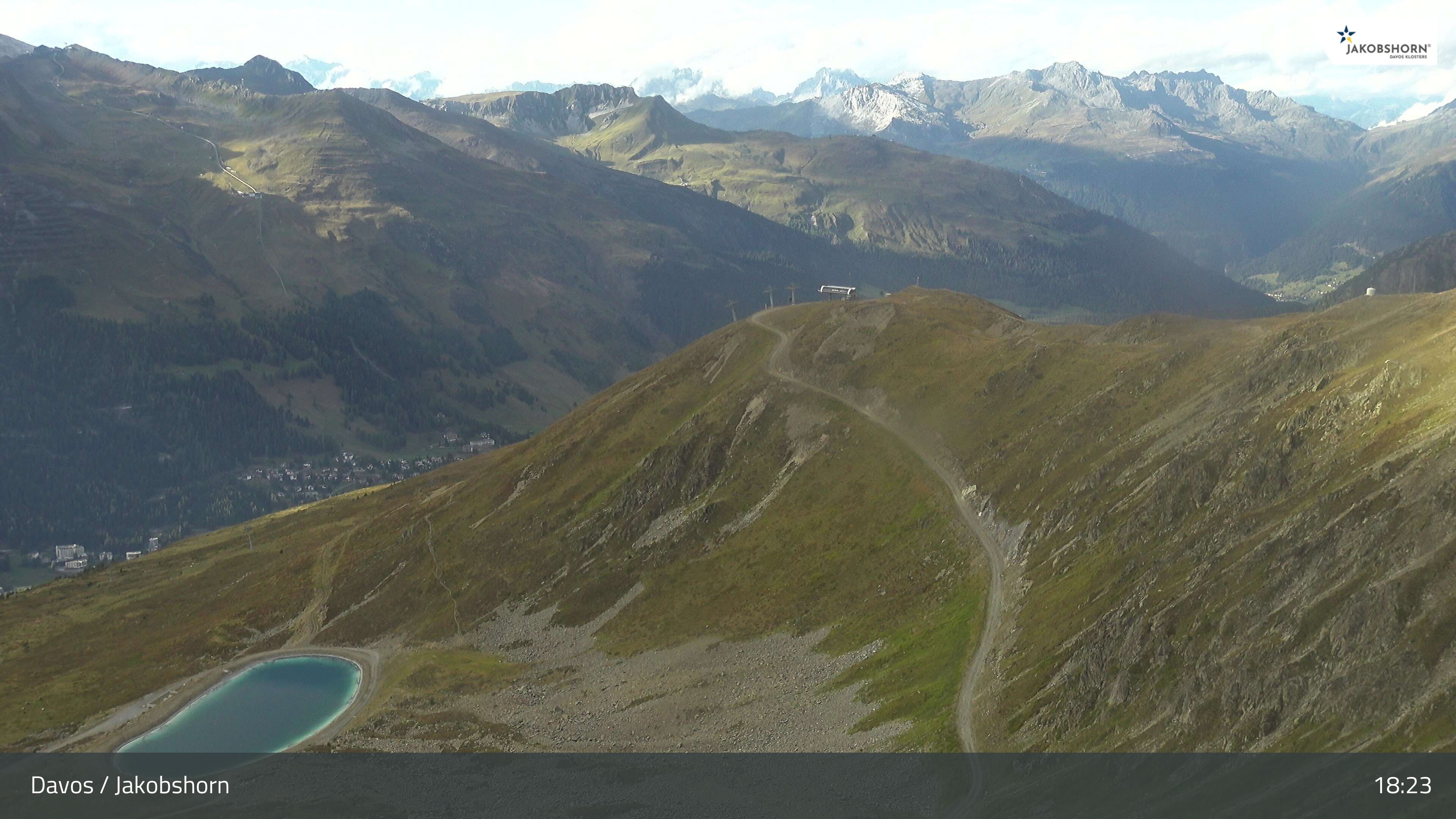 Davos: Platz - Jakobshorn, Blick Brämabüel