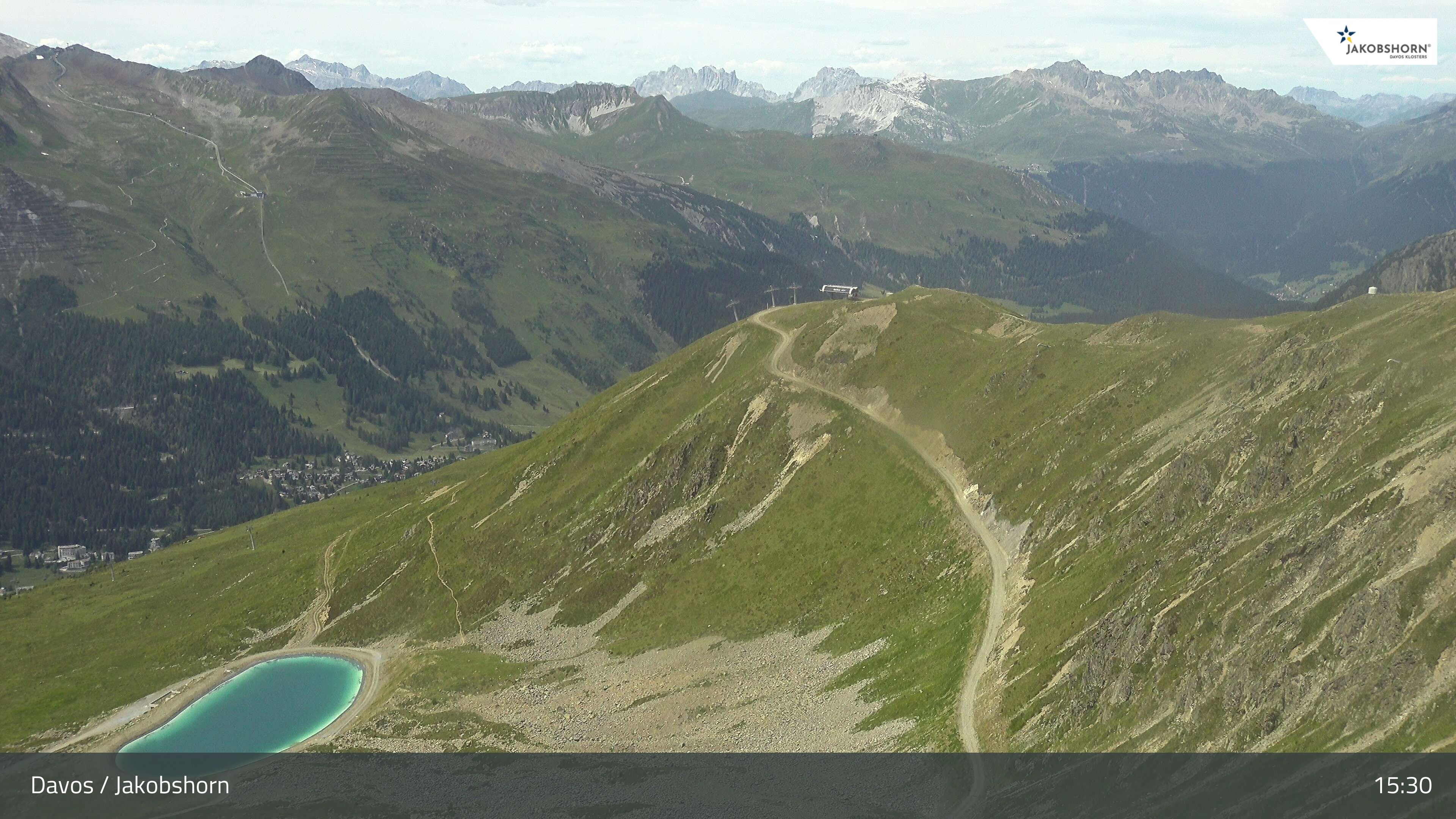 Davos: Platz - Jakobshorn, Blick Brämabüel