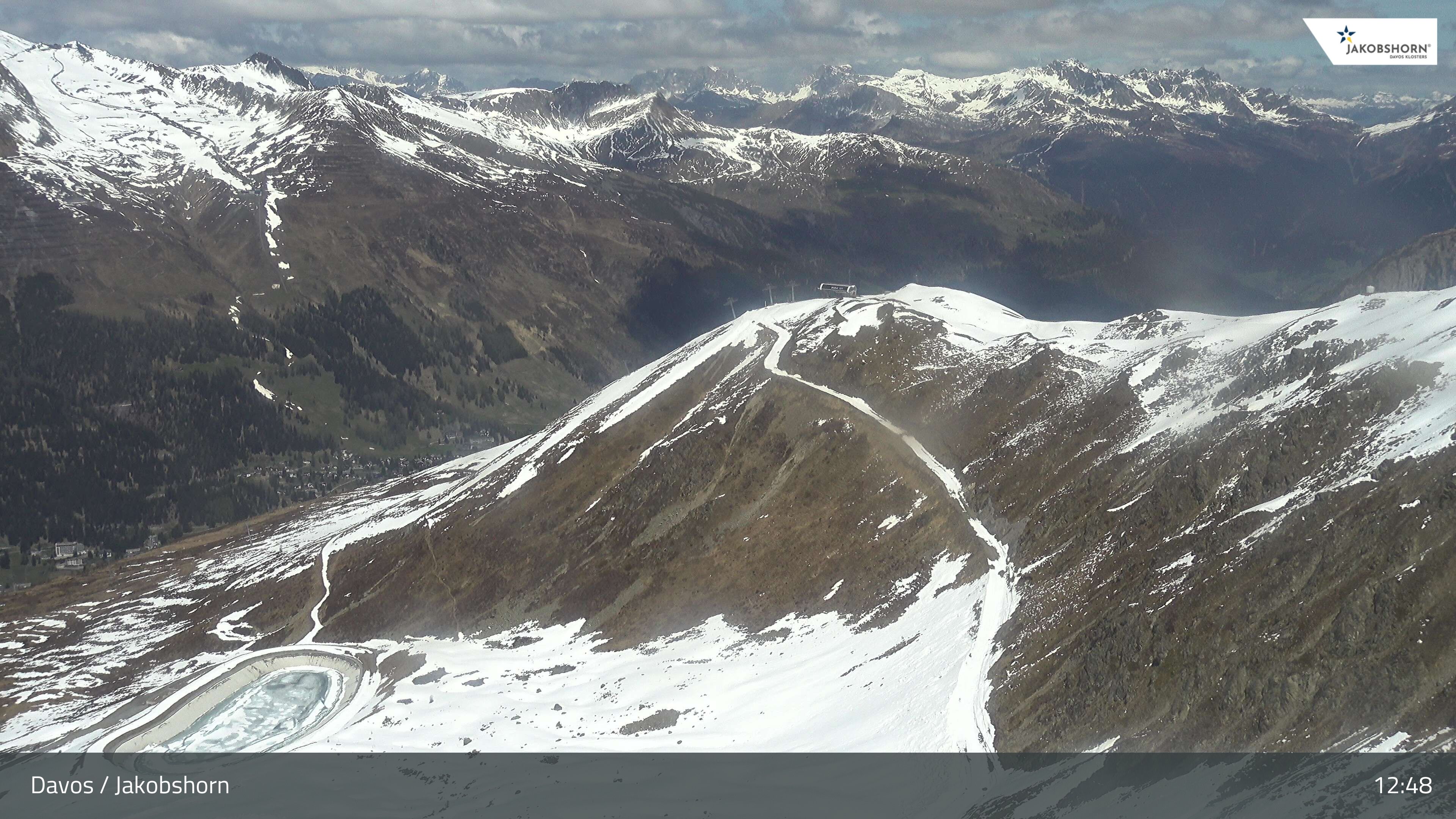Davos: Platz - Jakobshorn, Blick Brämabüel