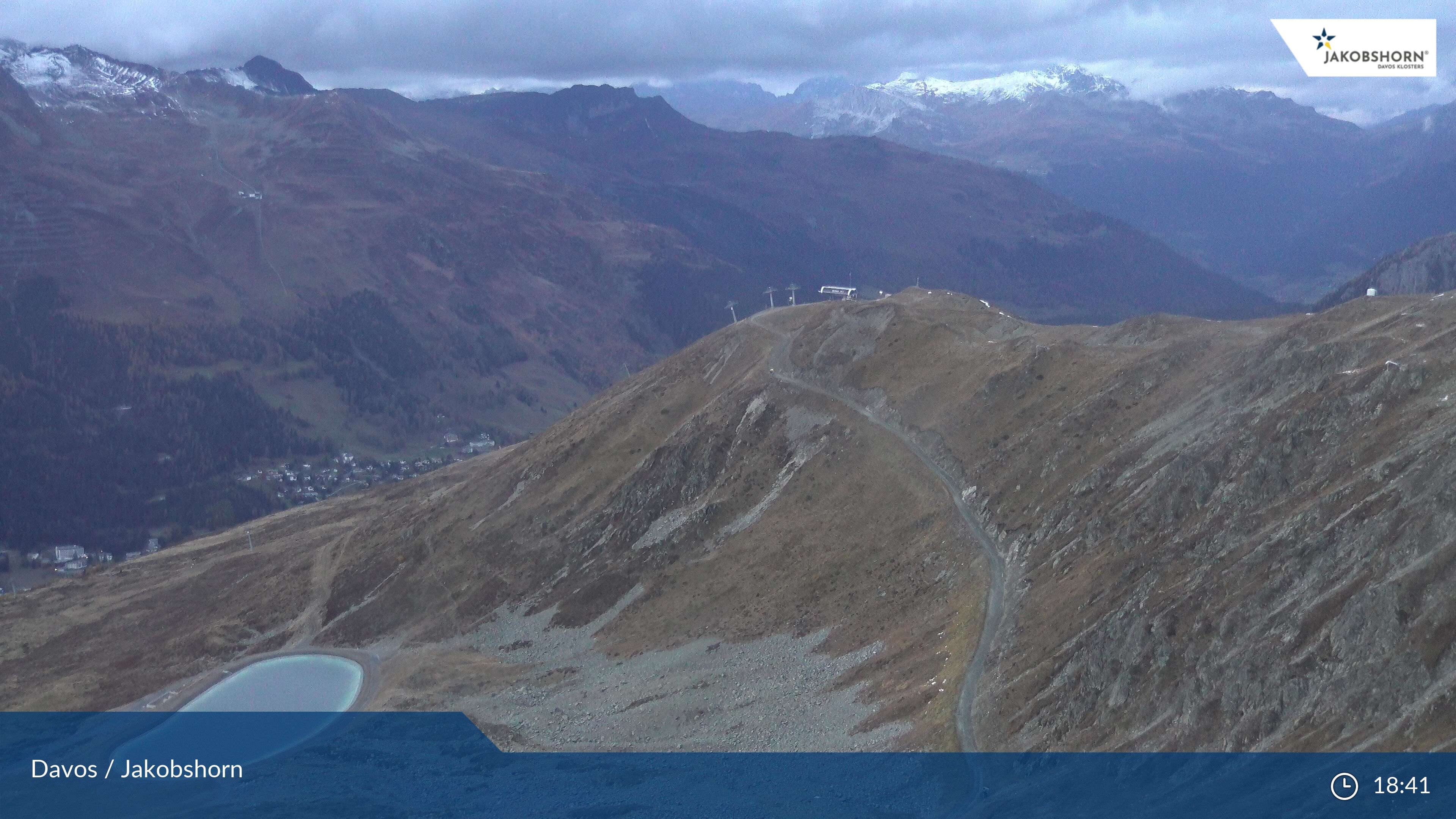 Davos: Platz - Jakobshorn, Blick Brämabüel