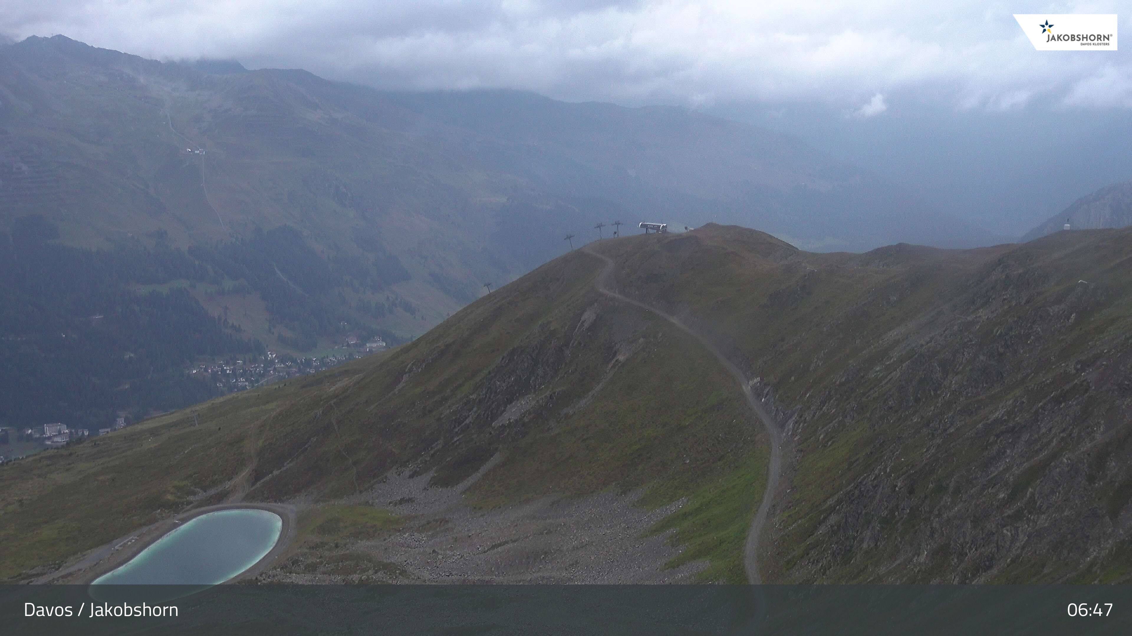 Davos: Platz - Jakobshorn, Blick Brämabüel