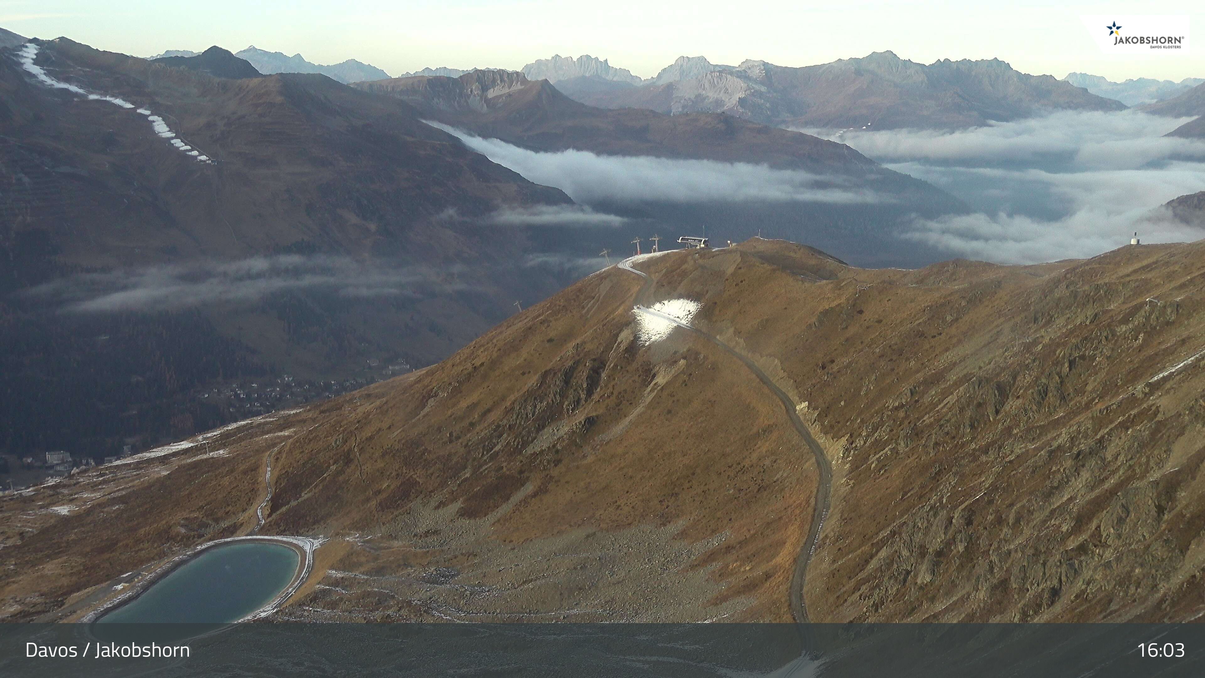 Davos: Platz - Jakobshorn, Blick Brämabüel