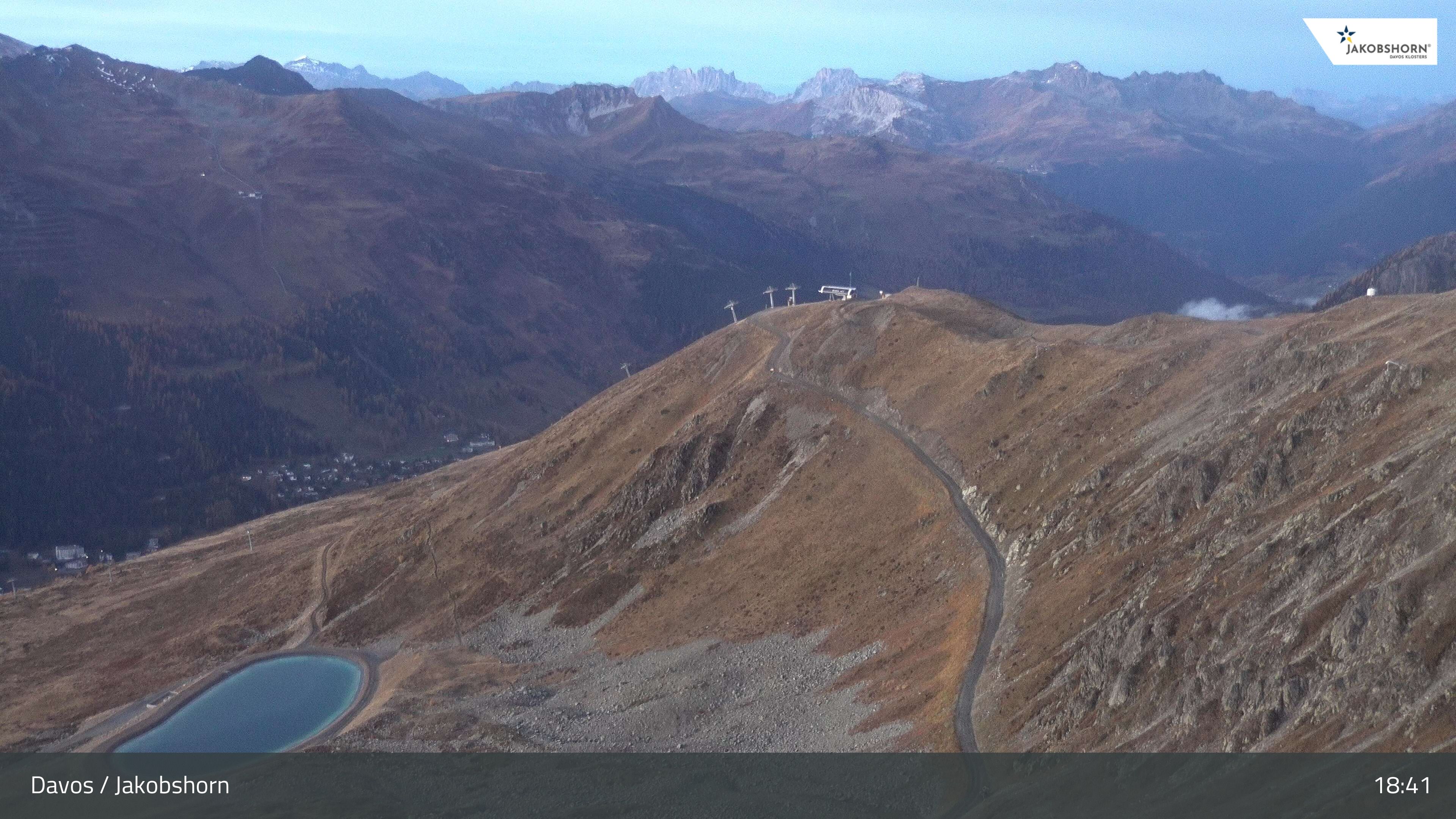 Davos: Platz - Jakobshorn, Blick Brämabüel