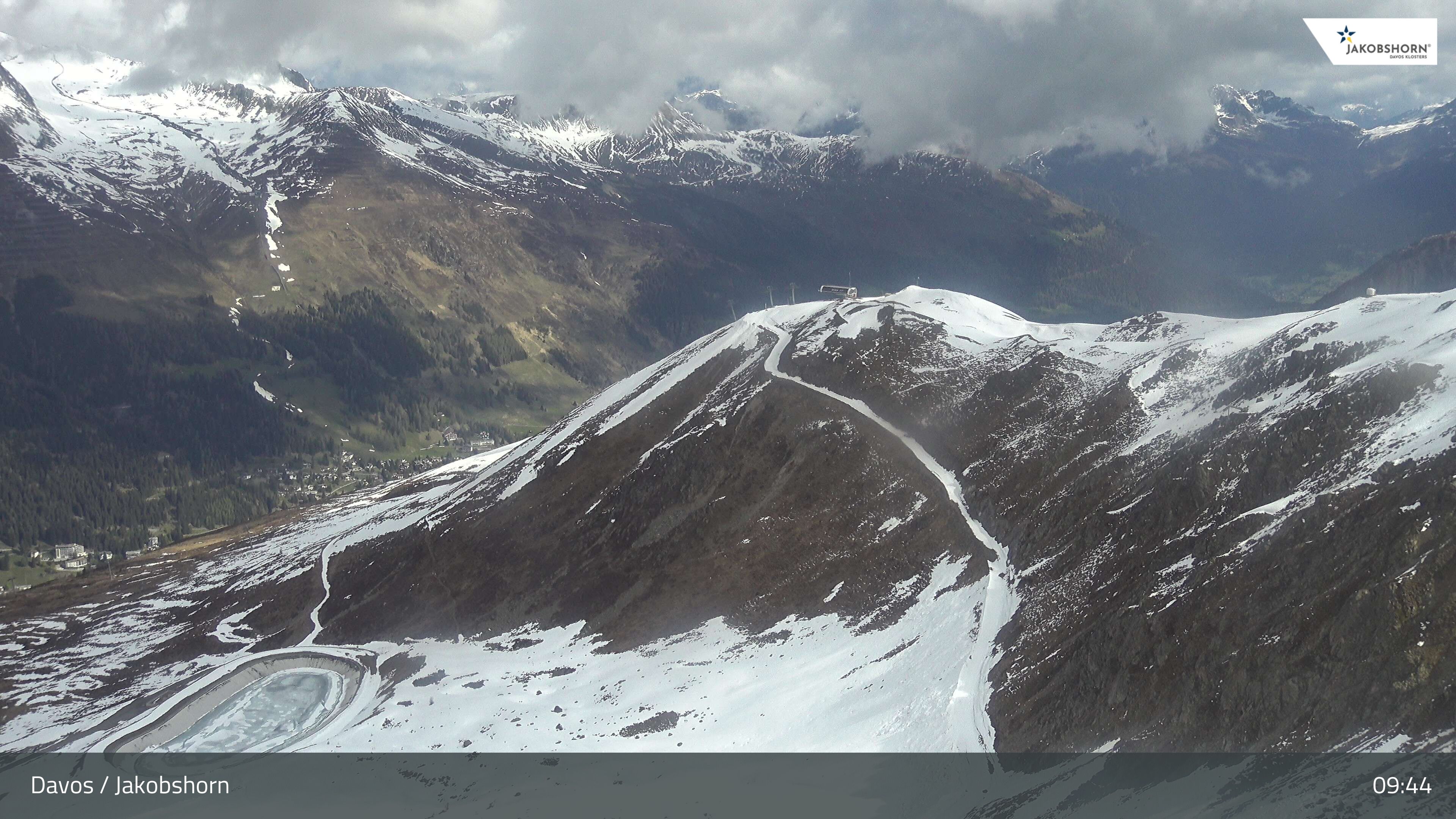 Davos: Platz - Jakobshorn, Blick Brämabüel