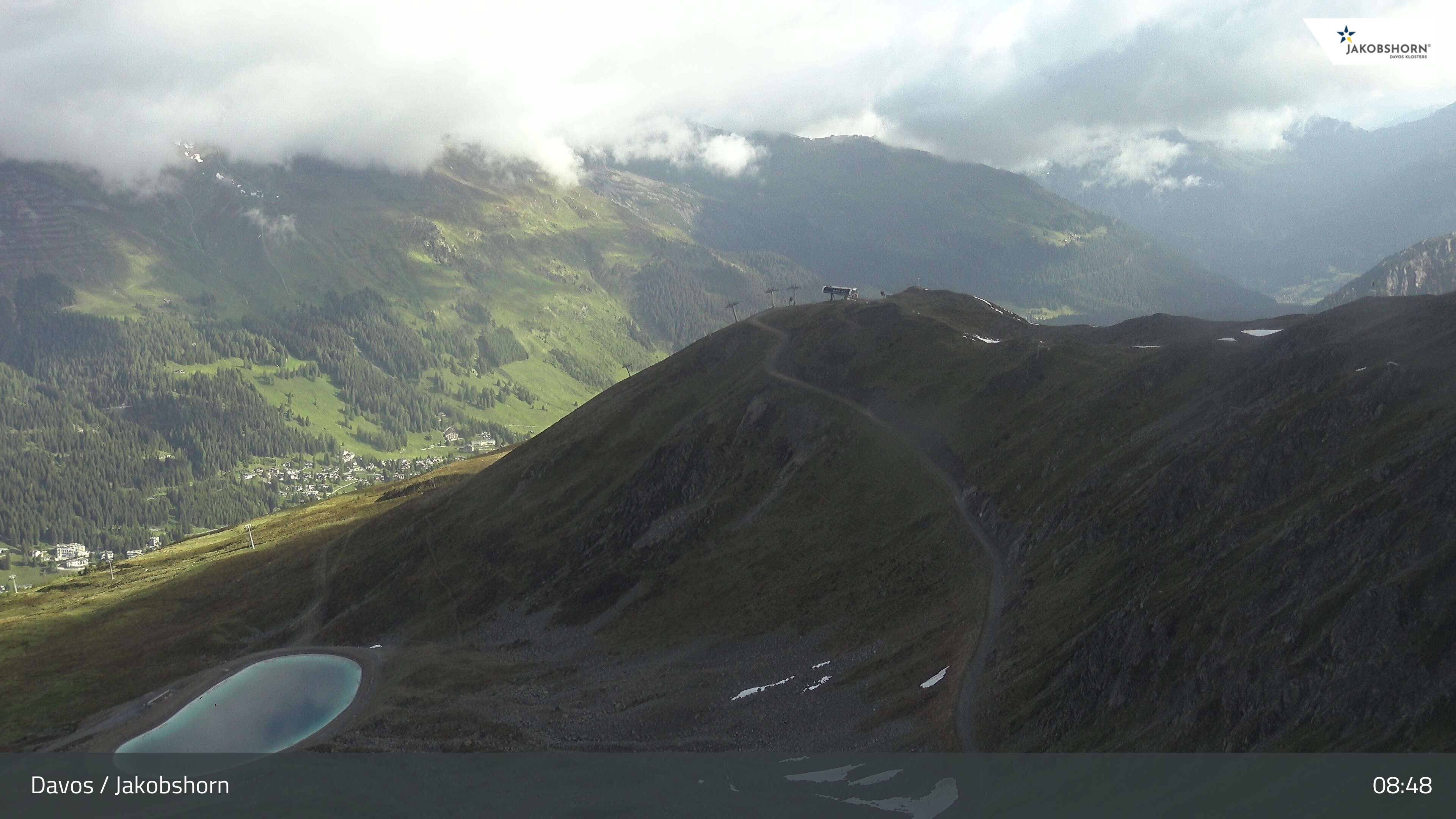 Davos: Platz - Jakobshorn, Blick Brämabüel
