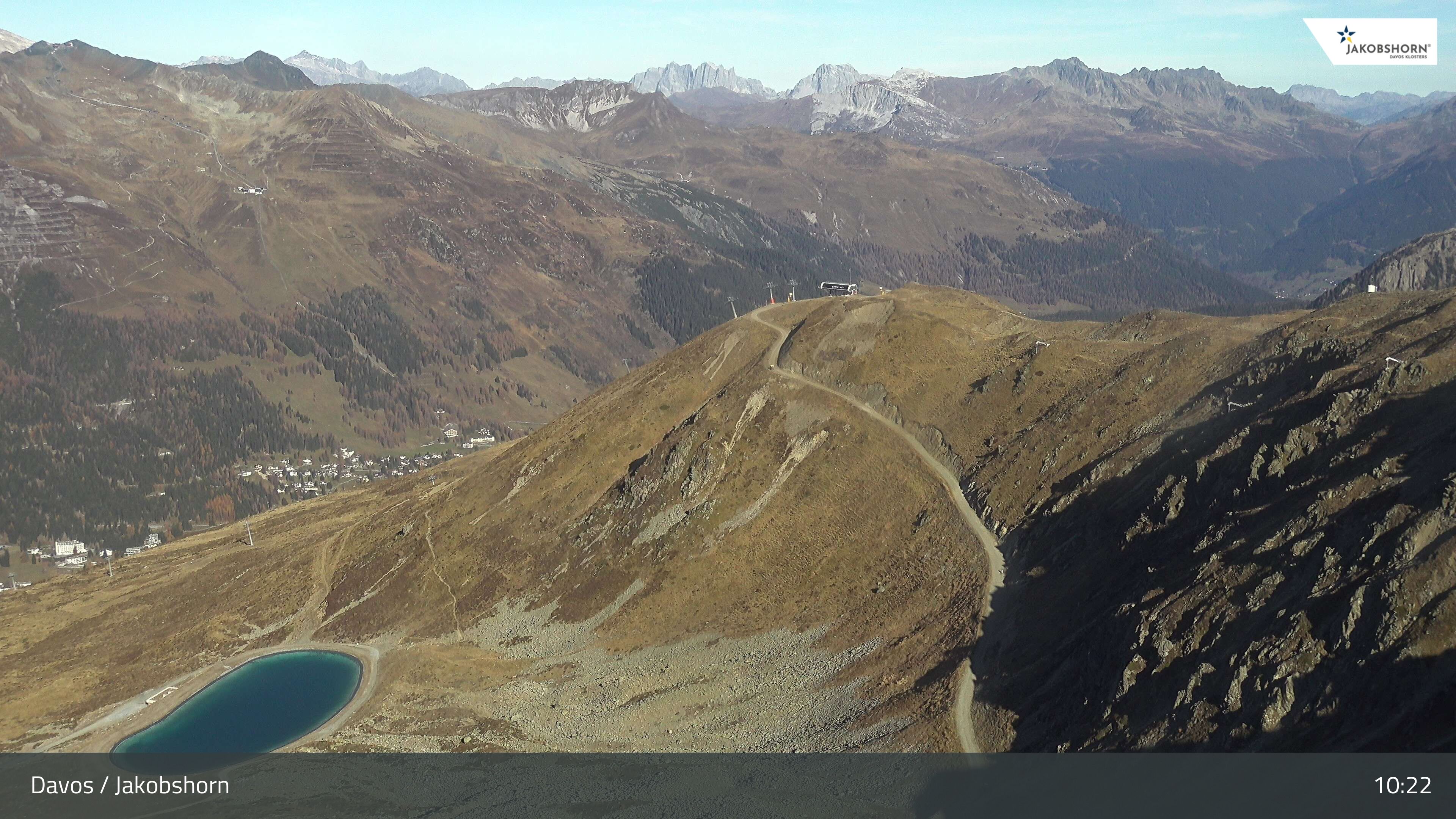 Davos: Platz - Jakobshorn, Blick Brämabüel