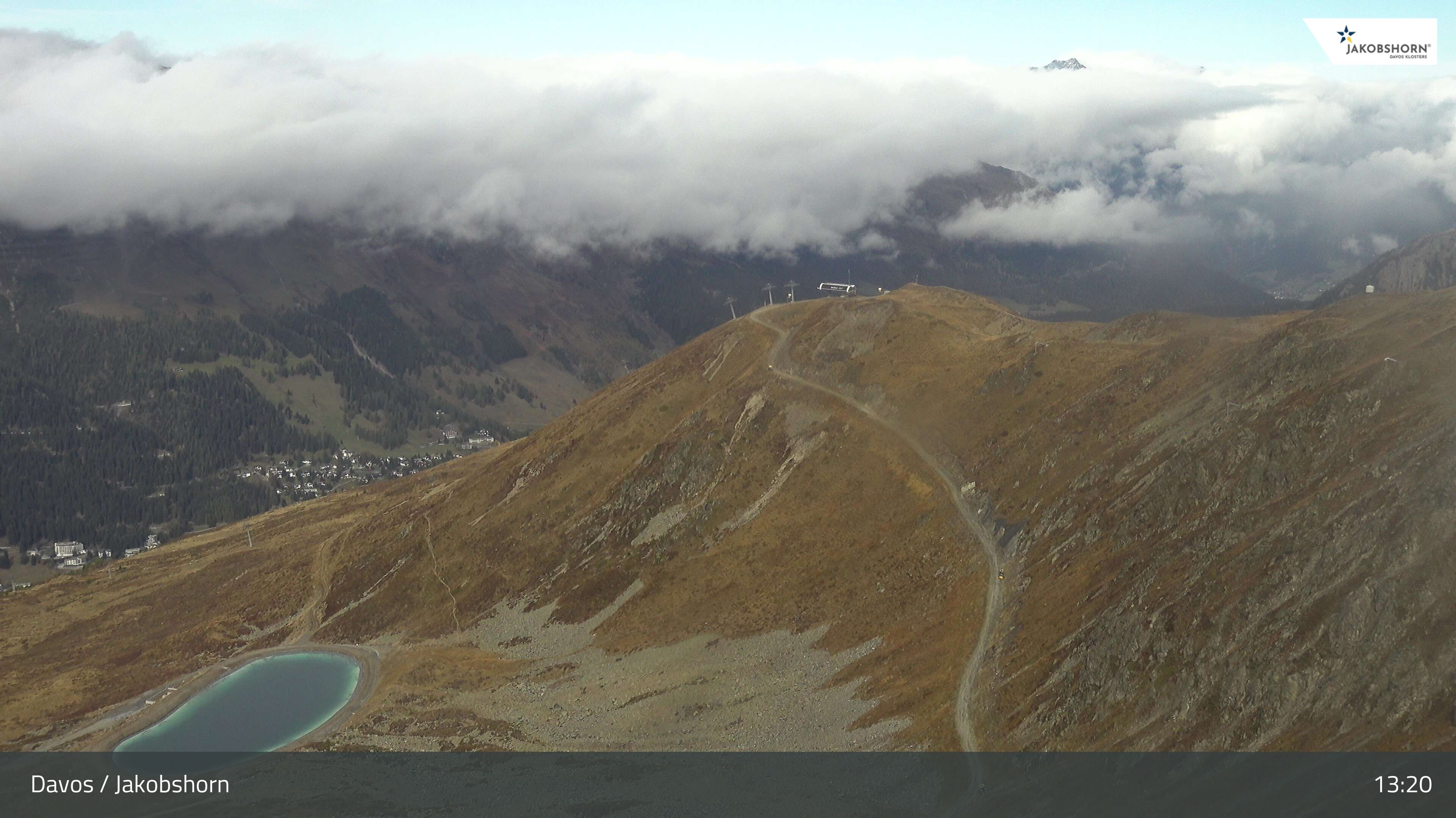 Davos: Platz - Jakobshorn, Blick Brämabüel
