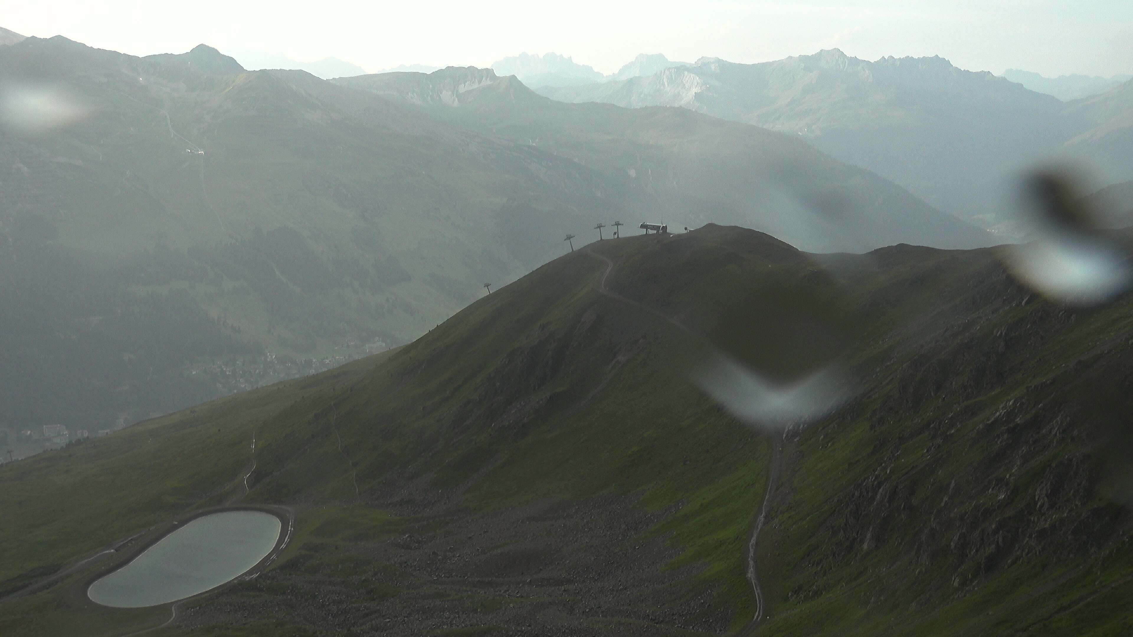 Davos: Platz - Jakobshorn, Blick Brämabüel