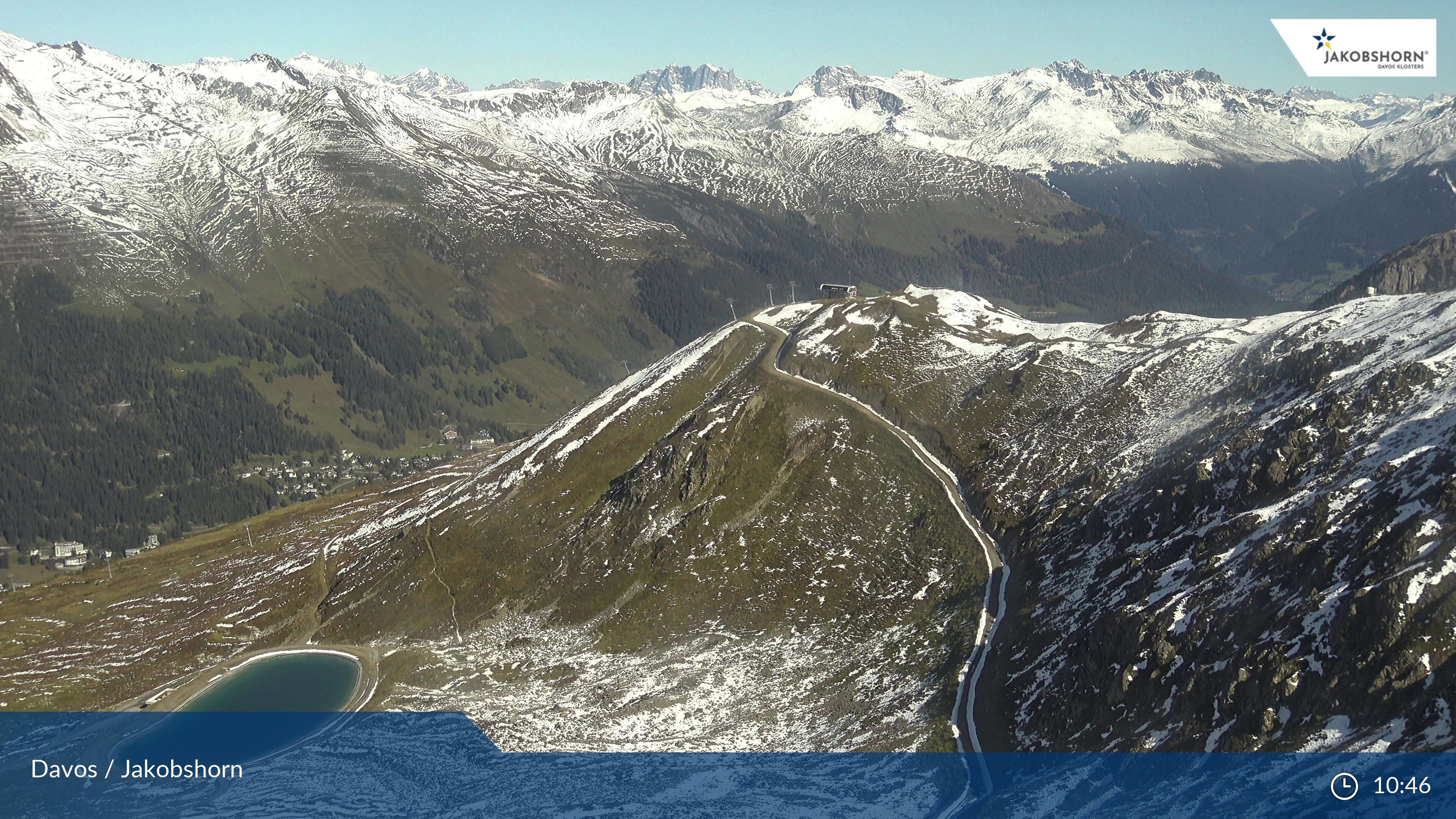 Davos: Platz - Jakobshorn, Blick Brämabüel