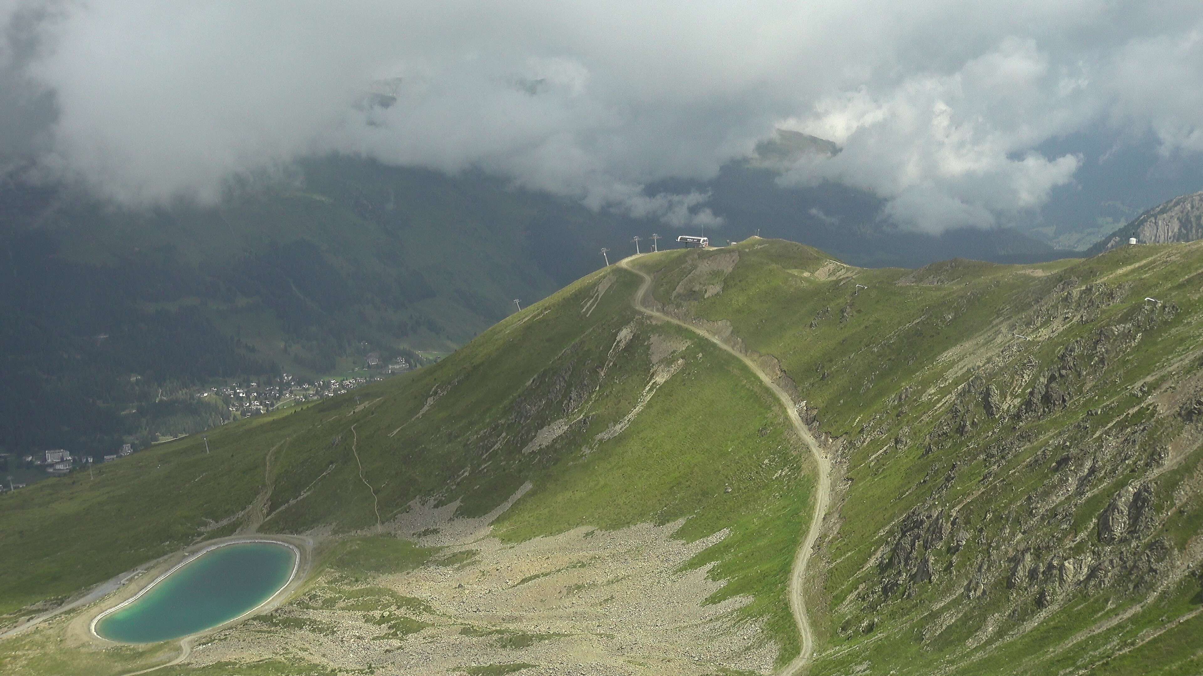 Davos: Platz - Jakobshorn, Blick Brämabüel