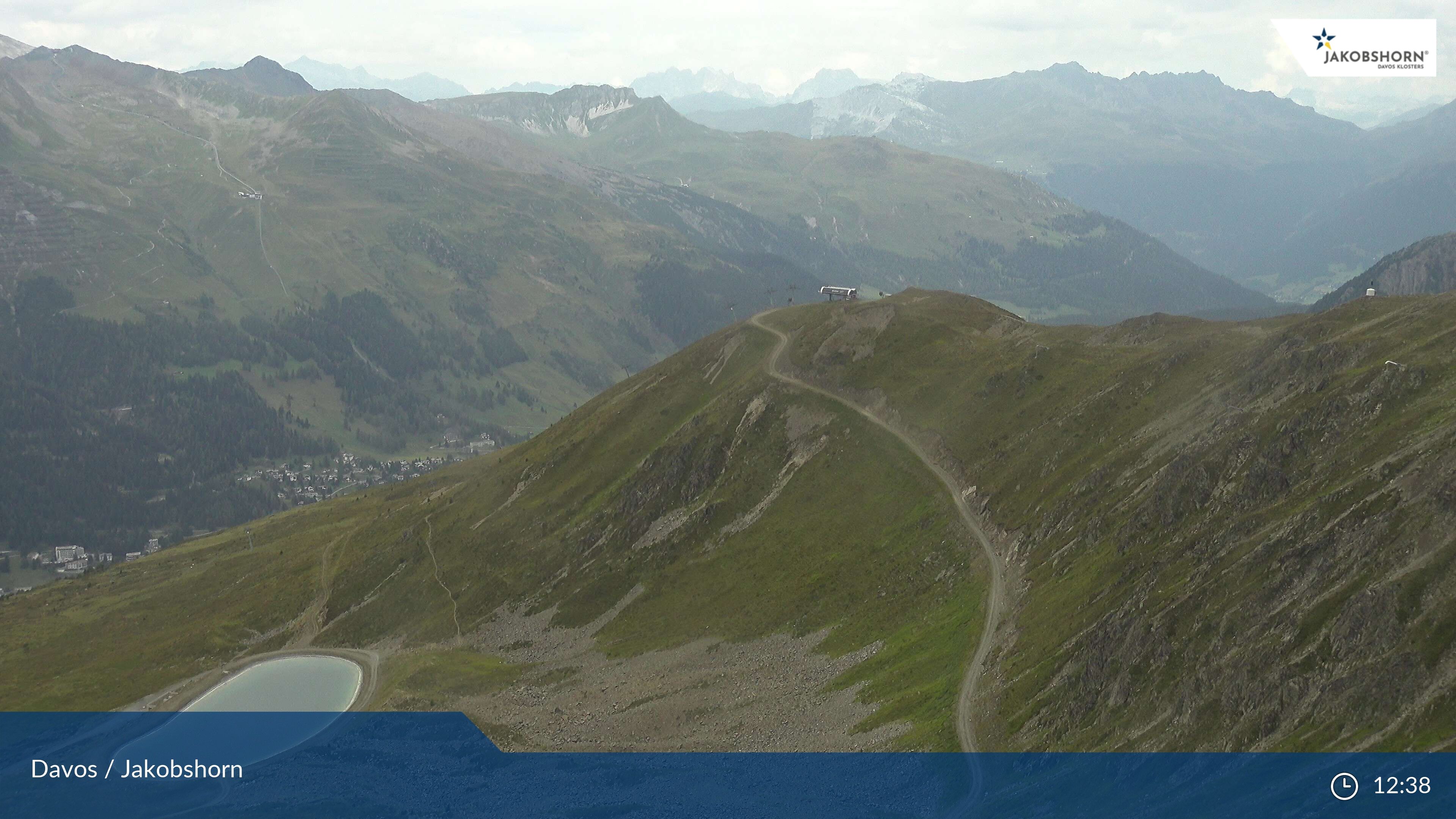 Davos: Platz - Jakobshorn, Blick Brämabüel