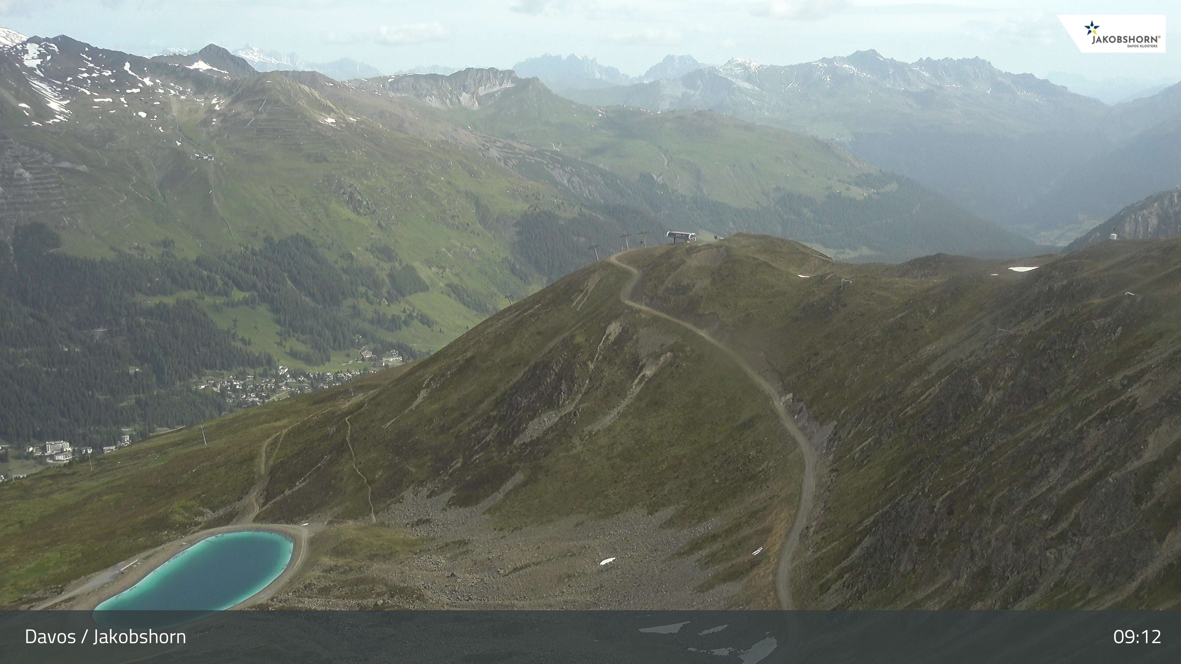 Davos: Platz - Jakobshorn, Blick Brämabüel