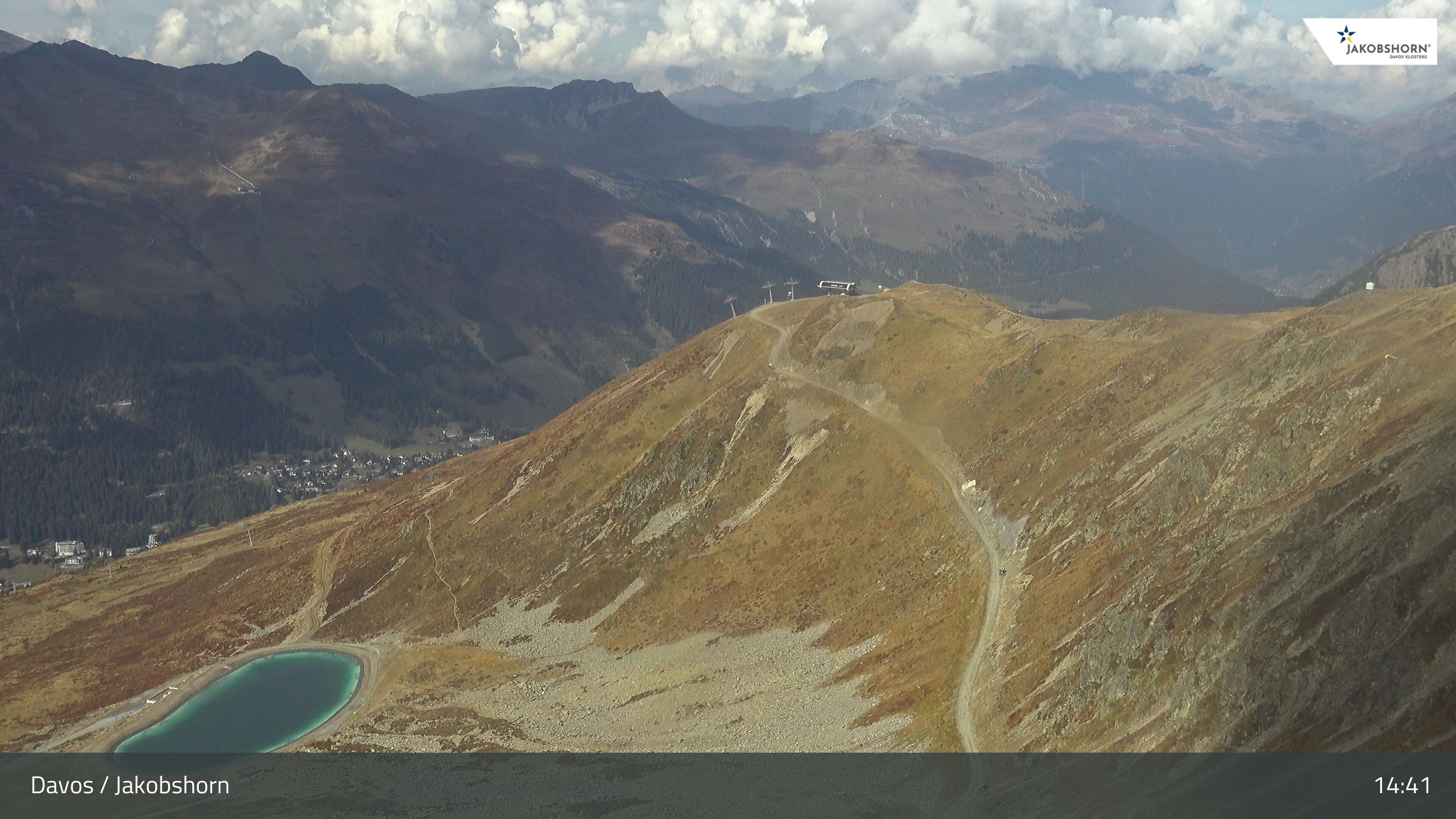 Davos: Platz - Jakobshorn, Blick Brämabüel