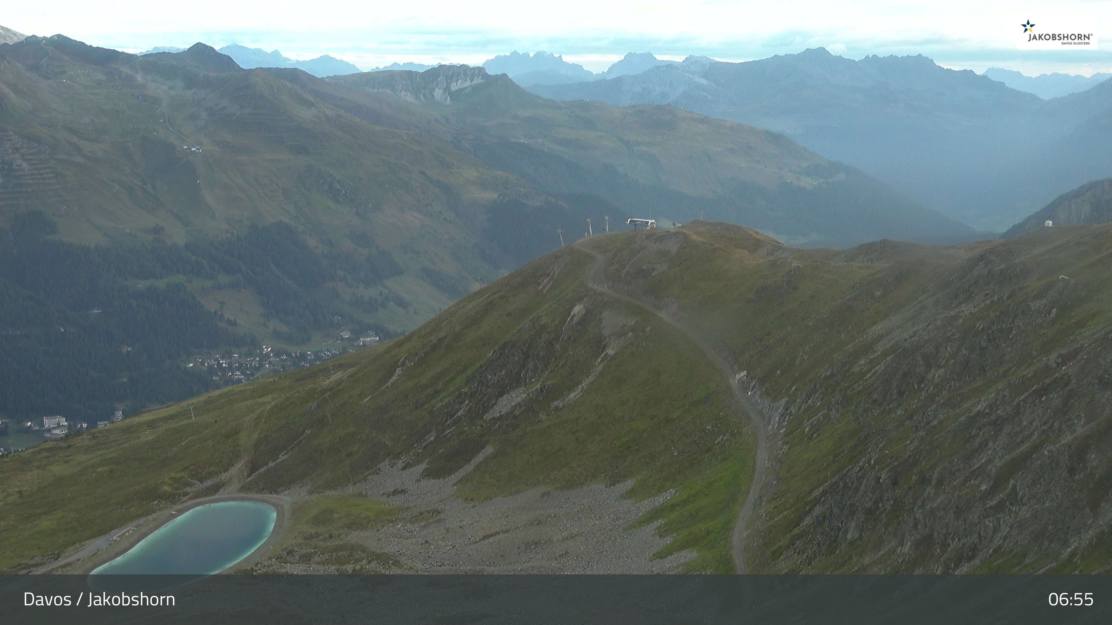 Davos: Platz - Jakobshorn, Blick Brämabüel