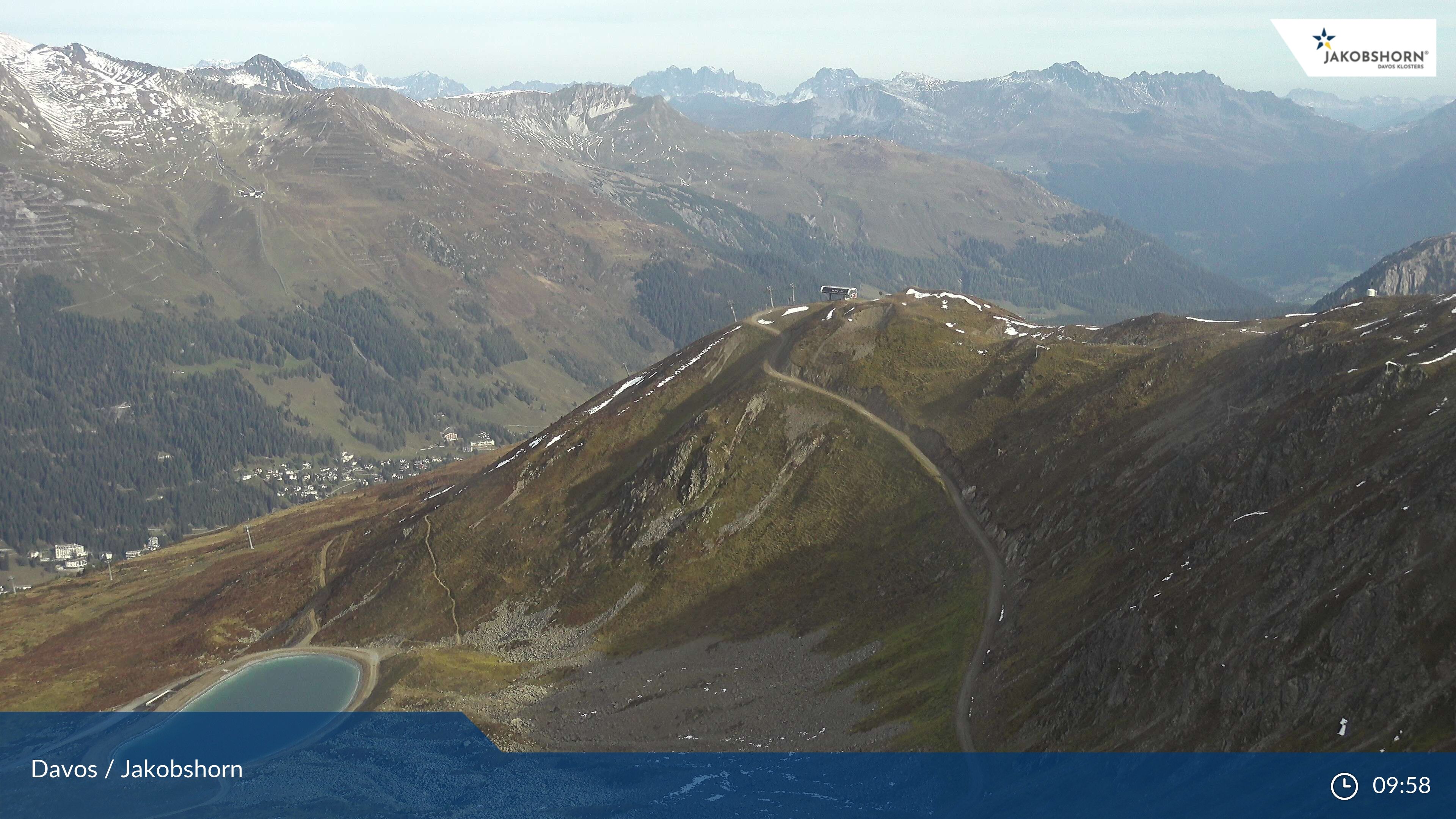 Davos: Platz - Jakobshorn, Blick Brämabüel