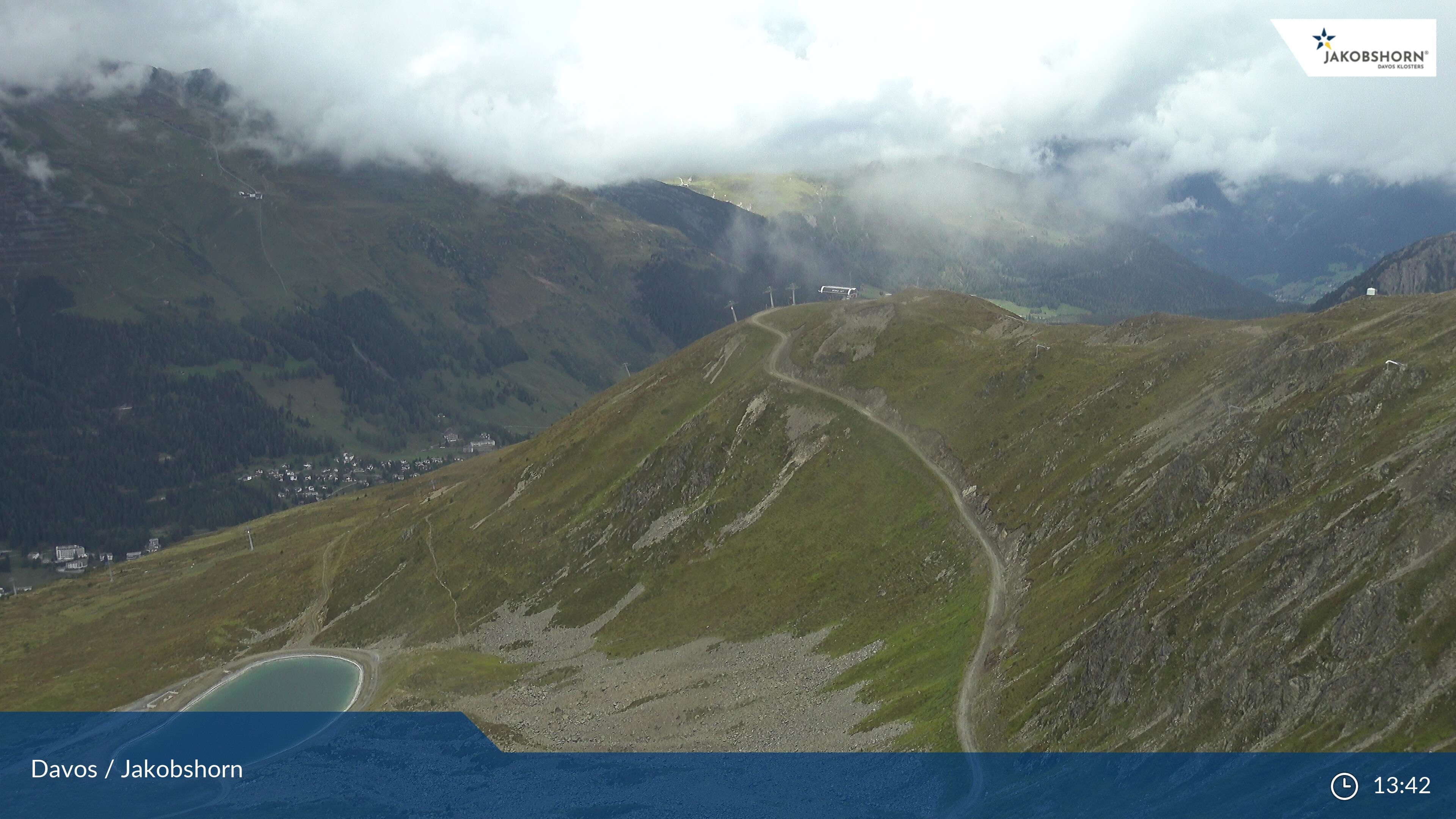 Davos: Platz - Jakobshorn, Blick Brämabüel