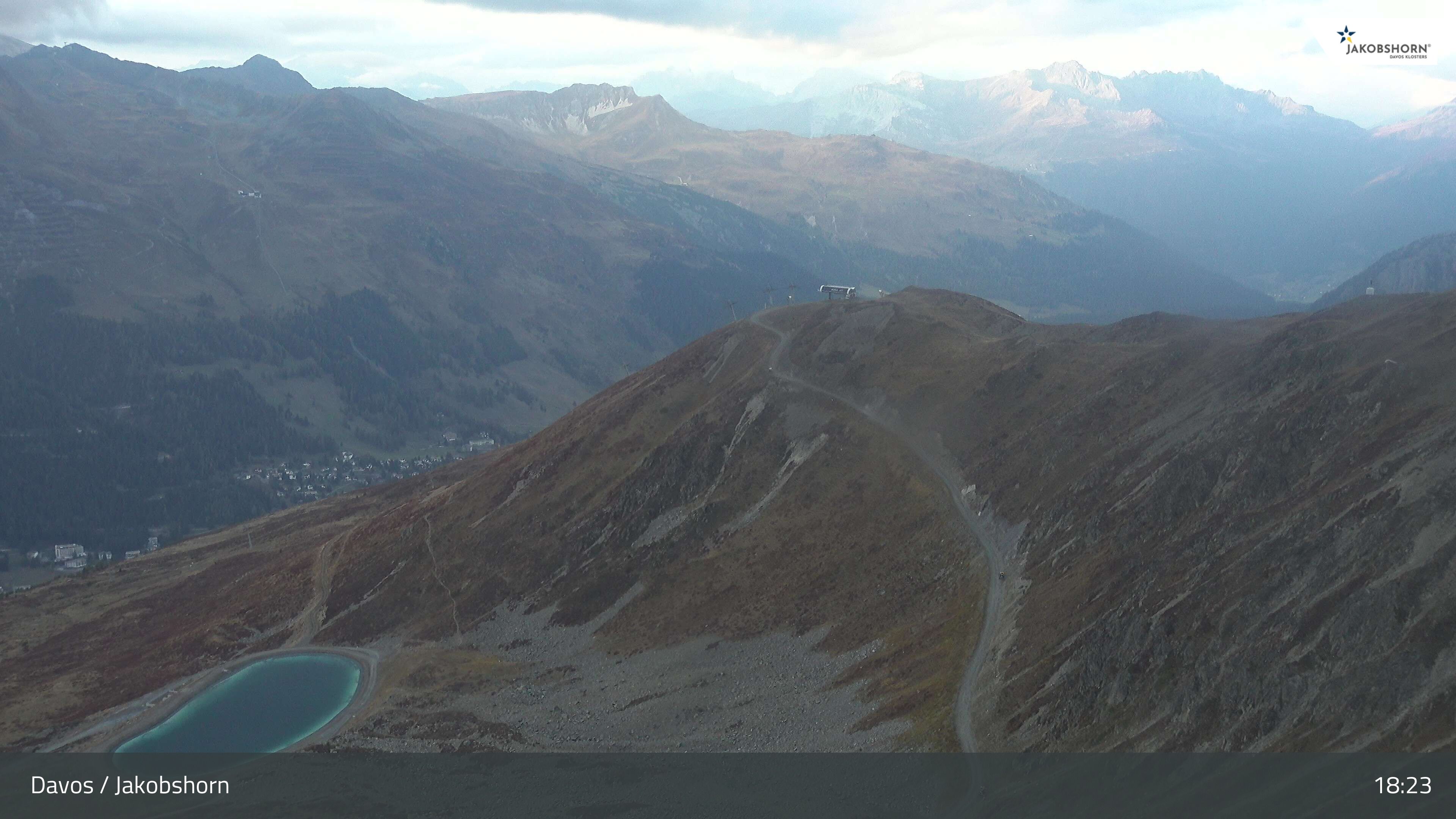 Davos: Platz - Jakobshorn, Blick Brämabüel